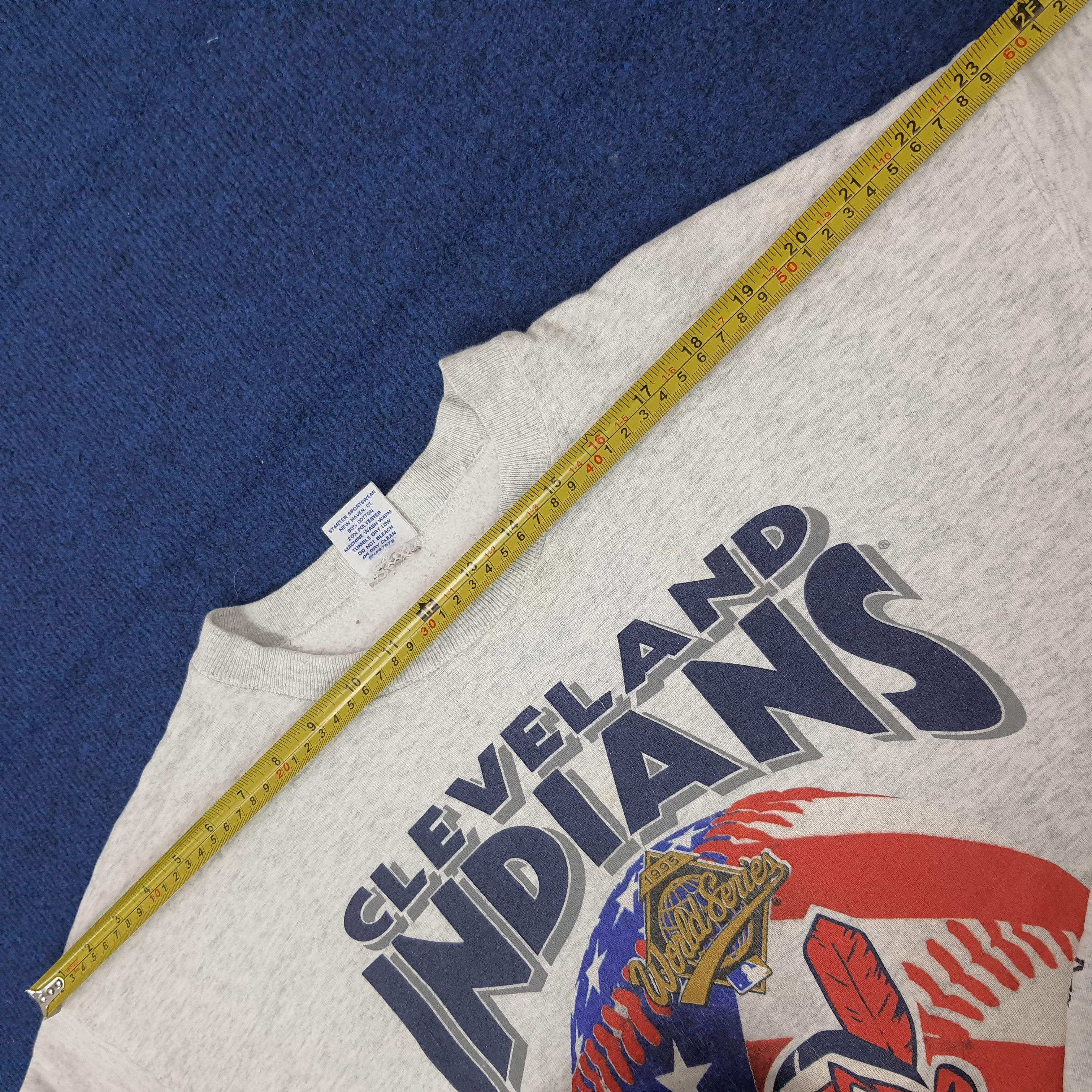 Starter Vintage Starter Cleveland Indians America Sweatshirt C264N10 Size US L / EU 52-54 / 3 - 10 Thumbnail