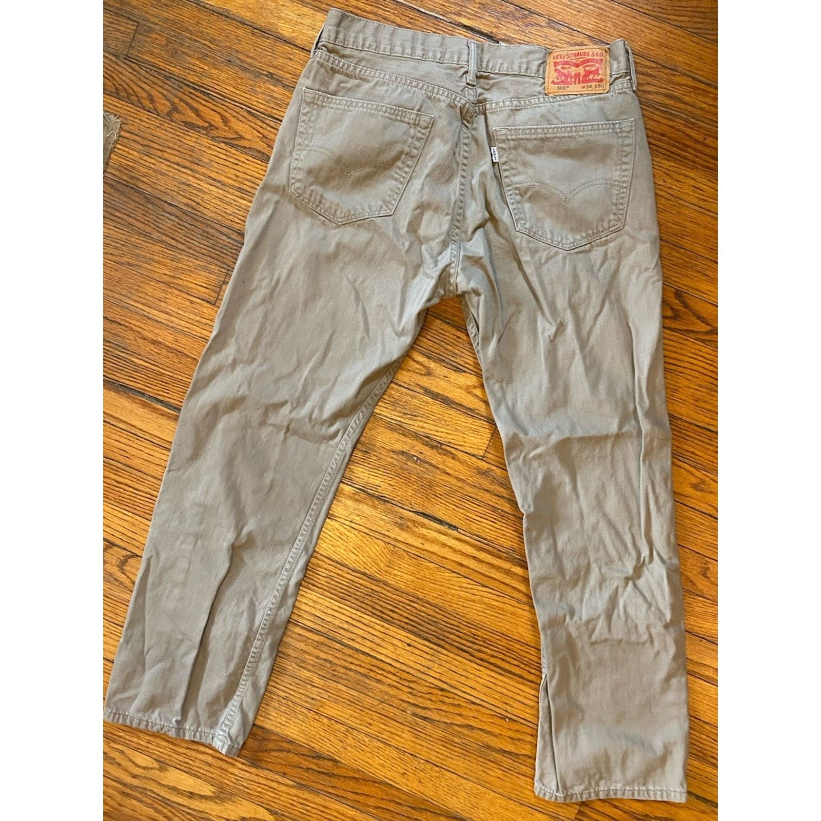 Levi's Levi’s 505 Denim Jeans Men’s 34 X 30 Beige Size US 34 / EU 50 - 3 Thumbnail