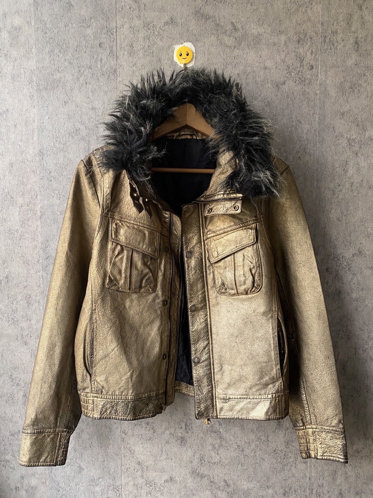 Tornado Mart 2000s Tornado Mart Faux Fur Leather Jacket Size US M / EU 48-50 / 2 - 5 Thumbnail