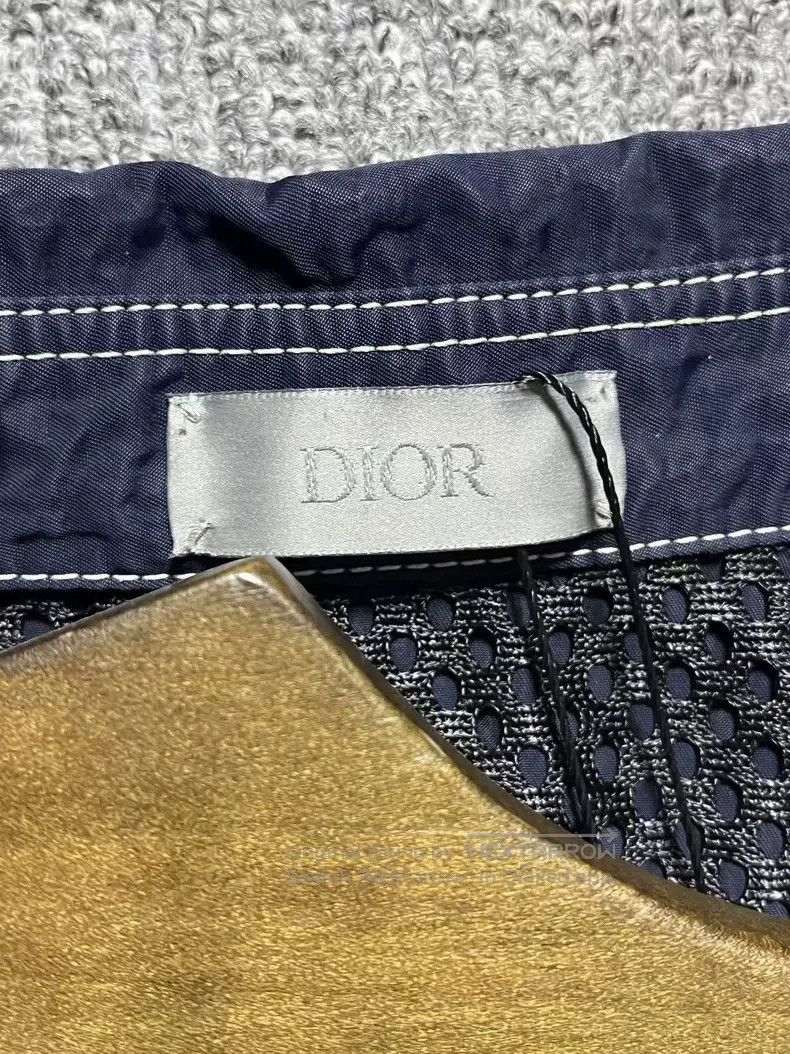 Dior Dior Embroidered Logo Navy Blue Shirt Jacket Size US XXS / EU 40 - 4 Thumbnail