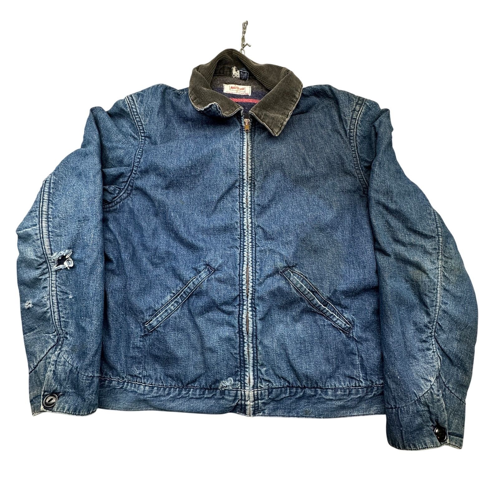 Other VTG 50s 60s Wards Power House Montgomery Denim Jacket Small Size US S / EU 44-46 / 1 - 1 Thumbnail
