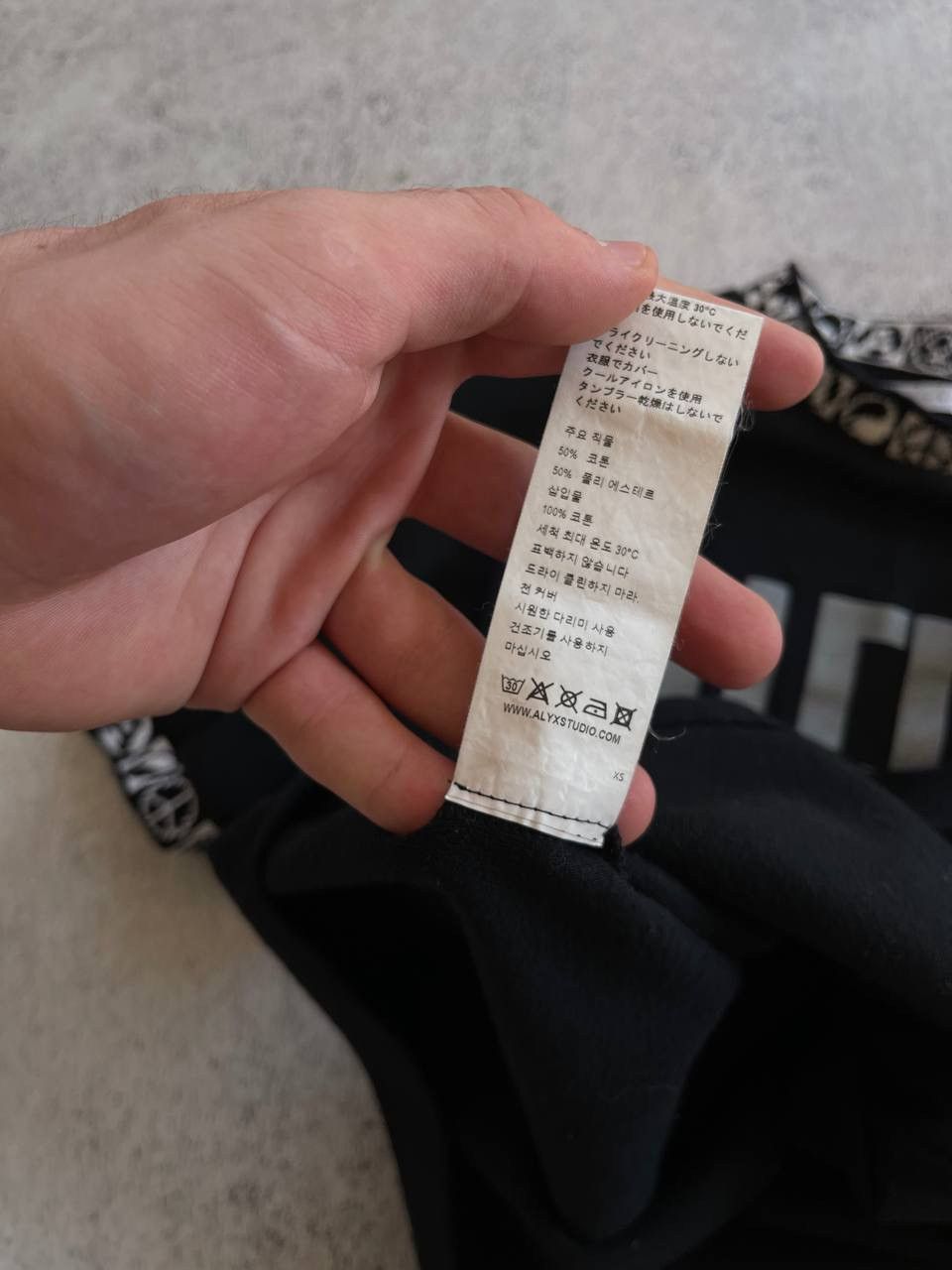 1017 ALYX 9SM × Alyx Alyx Visual Women’s Black Shirt Made Italy Big Logo Size XS Size XS / US 0-2 / IT 36-38 - 10 Thumbnail