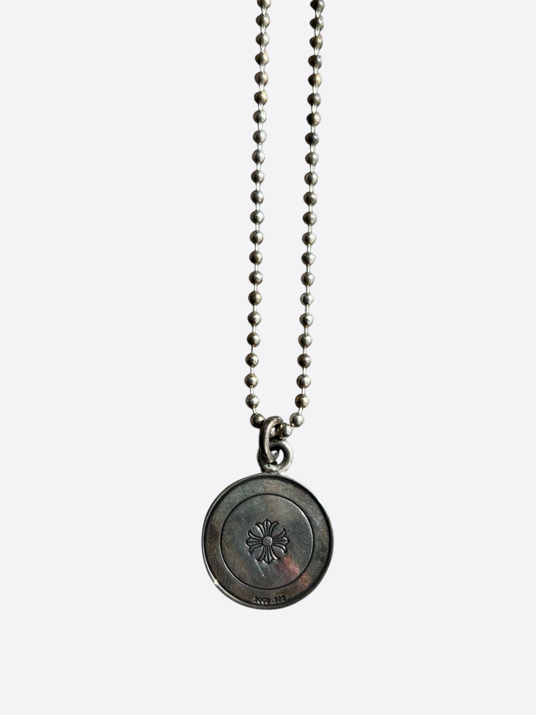 Chrome Hearts Chrome Hearts Silver Angel Medallion Necklace Size ONE SIZE - 2 Thumbnail