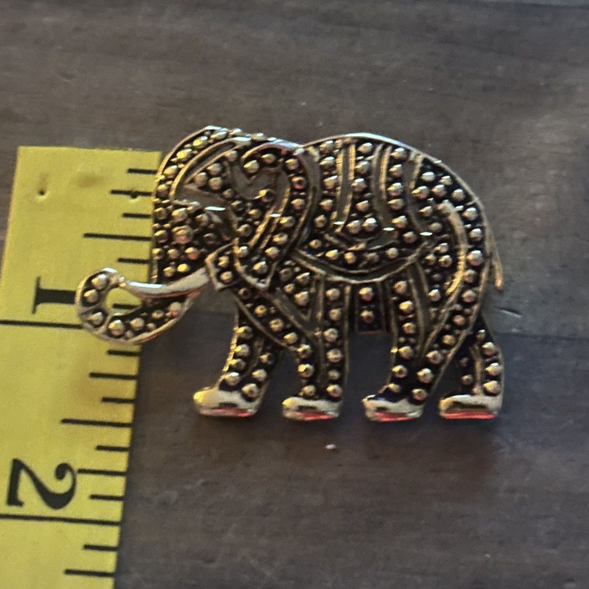 Vintage Vintage gold tone marcasite elephant brooch Size ONE SIZE - 3 Thumbnail