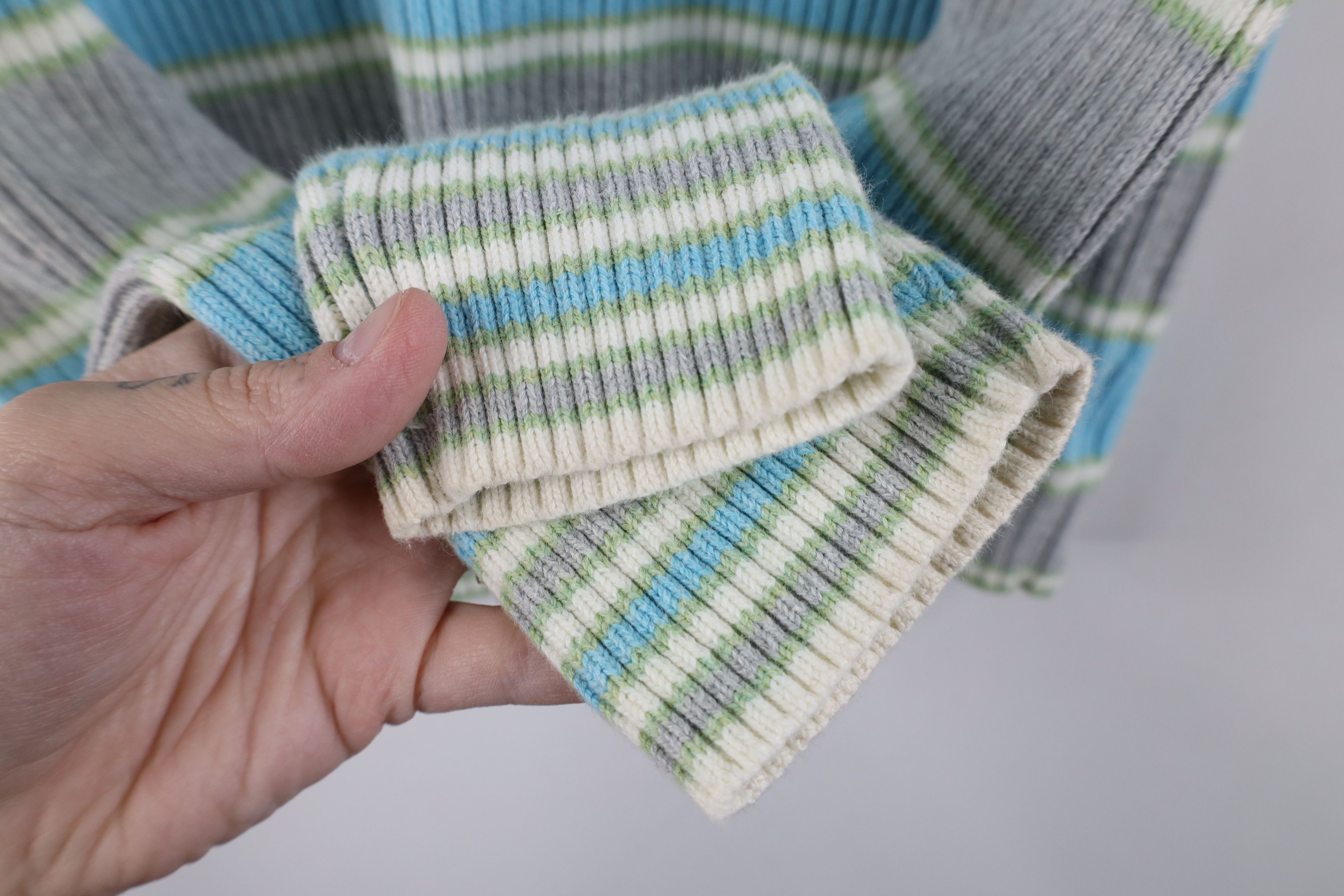 Eddie Bauer × Vintage Vintage Eddie Bauer Ribbed Knit Stretch Turtleneck Sweater Size M / US 6-8 / IT 42-44 - 5 Thumbnail