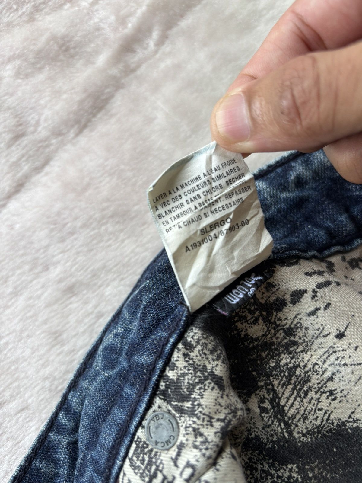 Marithe + Francois Girbaud RARE🔥DISTRESSED DENIM VOLCOM SLERGO JEANS MFG PPFM STYLE Size US 33 - 14 Thumbnail