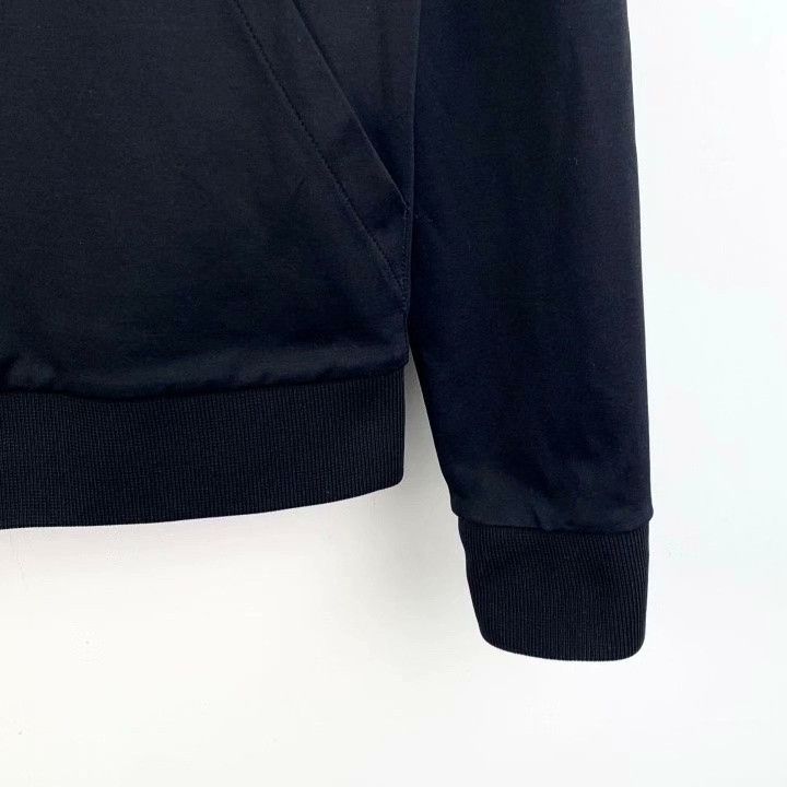 Prada Prada Black Striped Cotton Hooded Jacket Size US S / EU 44-46 / 1 - 4 Thumbnail