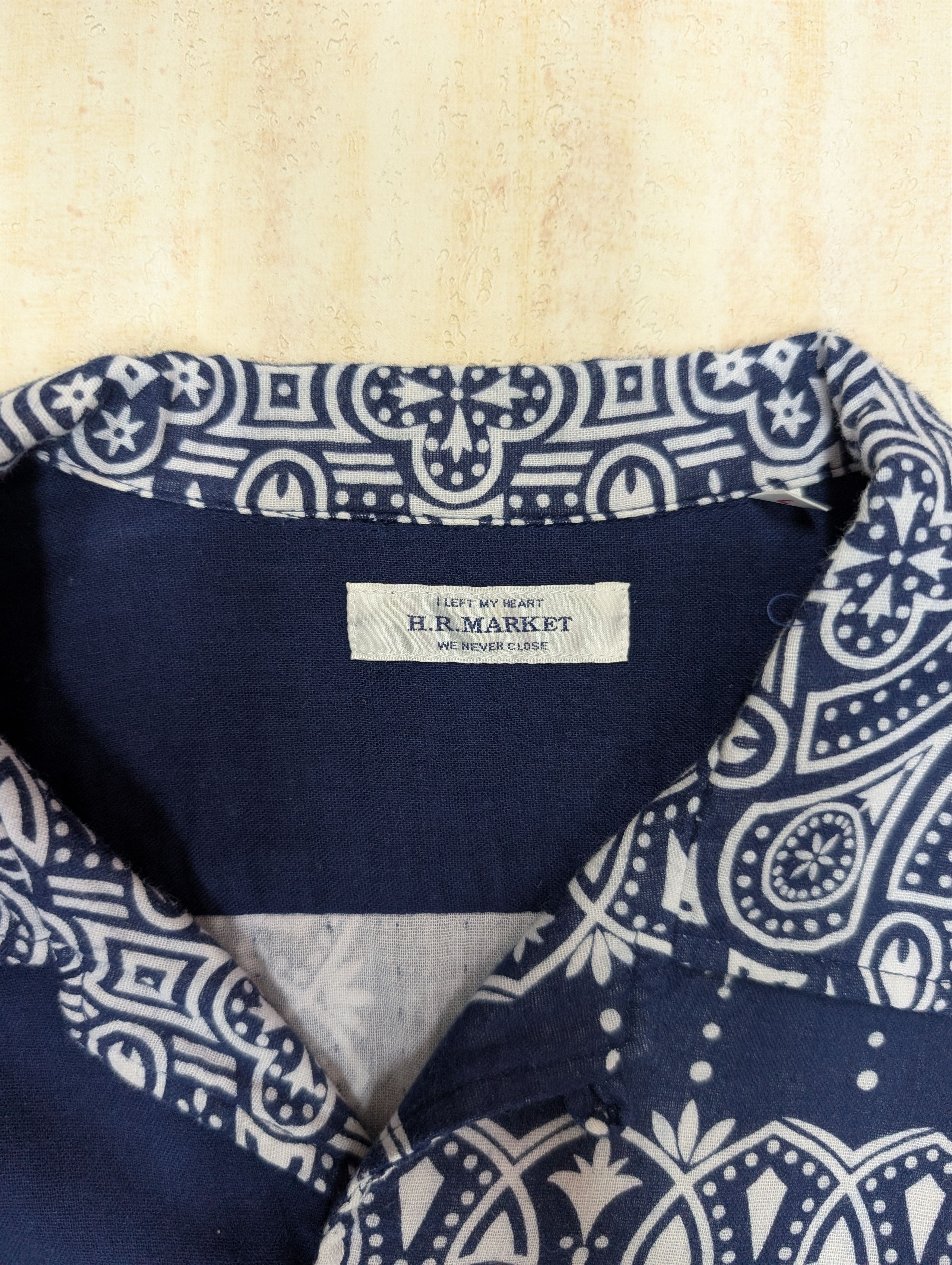 HOLLYWOOD RANCH MARKET Hollywood Ranch Market Blue Bandana Print Shirt Size US L / EU 52-54 / 3 - 9 Thumbnail