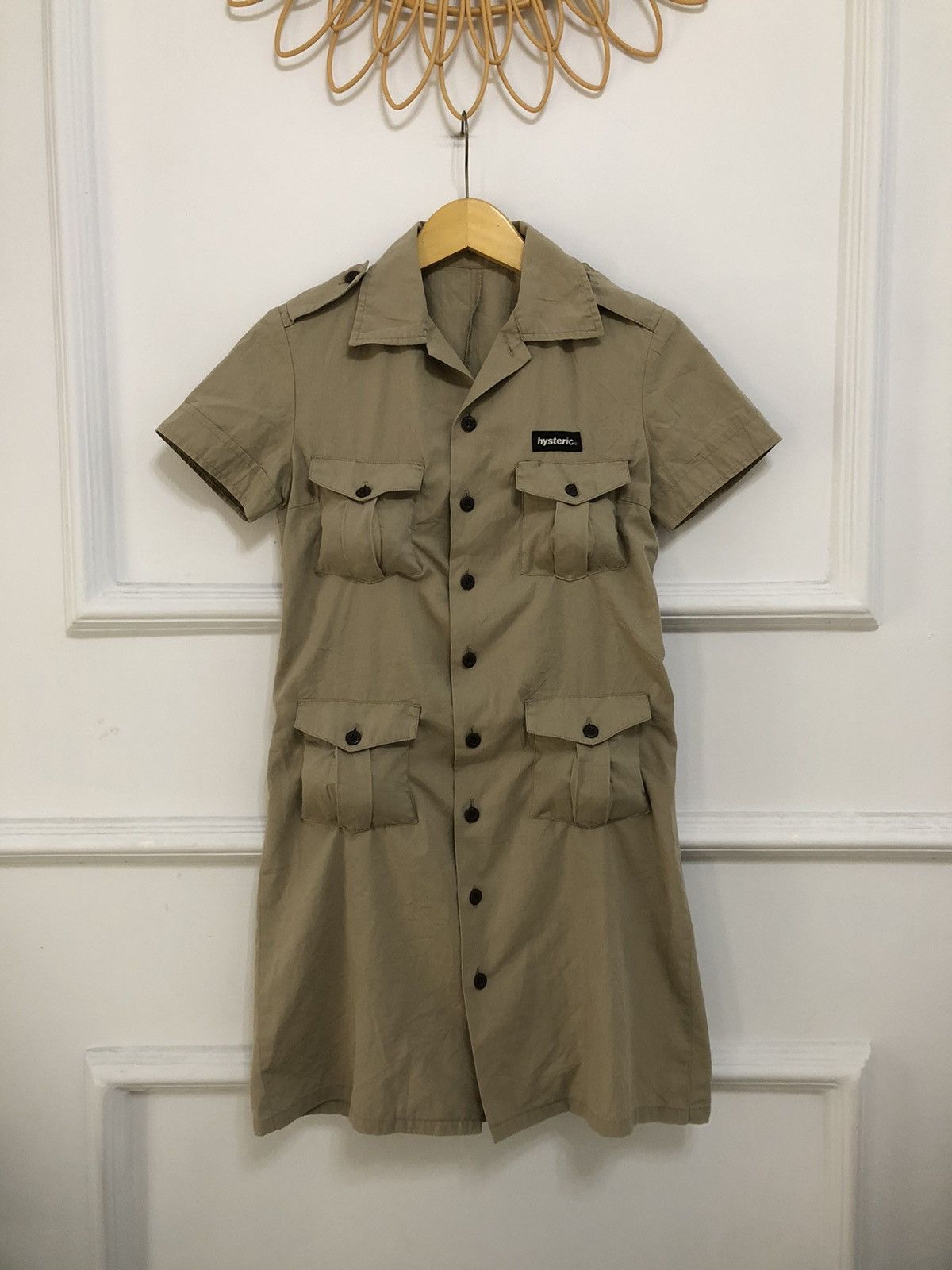 Hysteric Glamour × If Six Was Nine × Japanese Brand Hysteric Glamour Utility Button Mini Dress Size S / US 4 / IT 40 - 2 Thumbnail