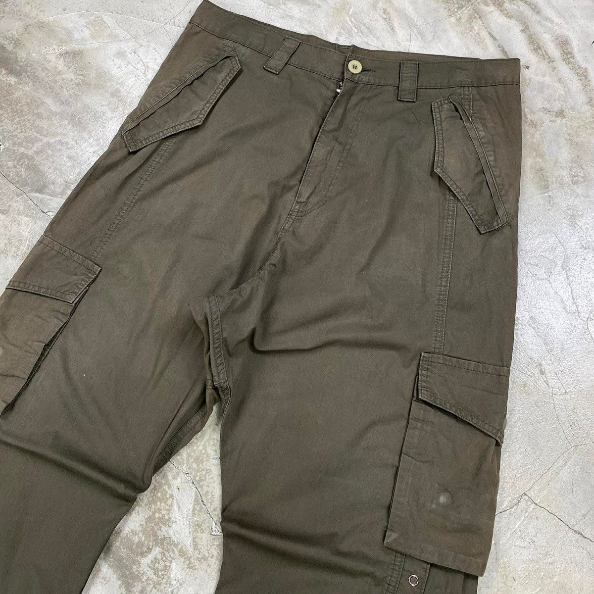 Final Home Survival Early 2000s Side Snap Cargo Pants Size US 34 / EU 50 - 3 Thumbnail