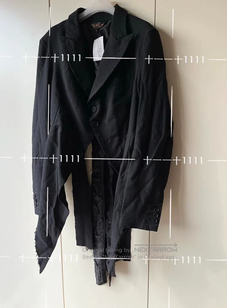 Comme des Garcons Comme Des Garcons Destroyed Wind Slash Torn Tailcoat Blaze Size S / US 4 / IT 40 - 7 Thumbnail