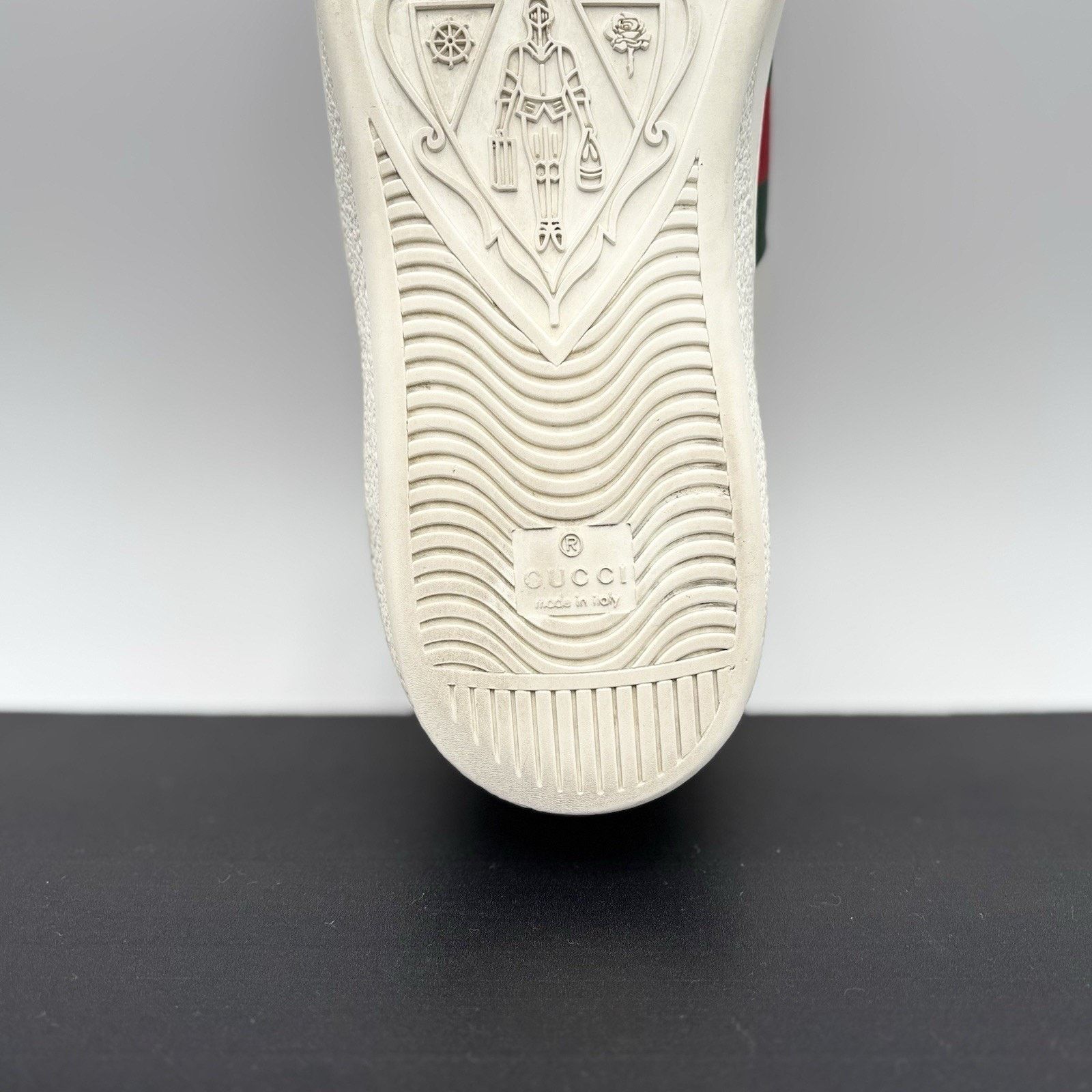 Gucci Gucci Ace Web ' White, Red, Green ' | GOOD CONDITION! Size US 10 / EU 43 - 9 Thumbnail