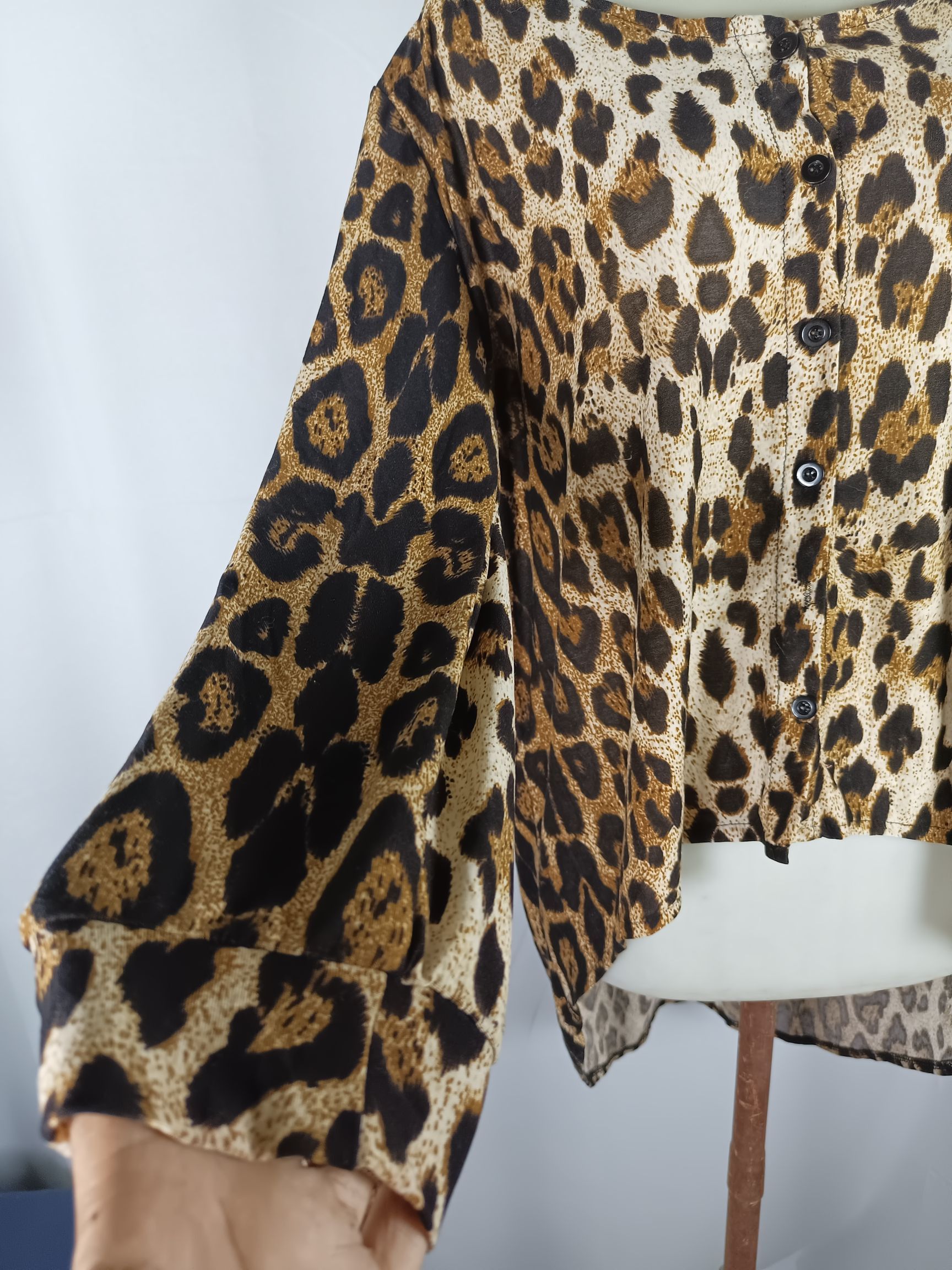 If Six Was Nine × Japanese Brand × Le Grande Bleu (L.G.B.) Women's Long Sleeves Leopard Animal Print Size XL / US 12-14 / IT 48-50 - 11 Thumbnail