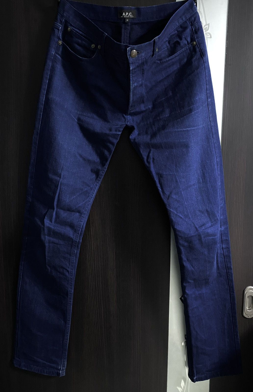 A.P.C. A.P.C. Rue Madame Paris Blue Cotton Jeans Denim Slim Fit Size US 31 - 2 Thumbnail