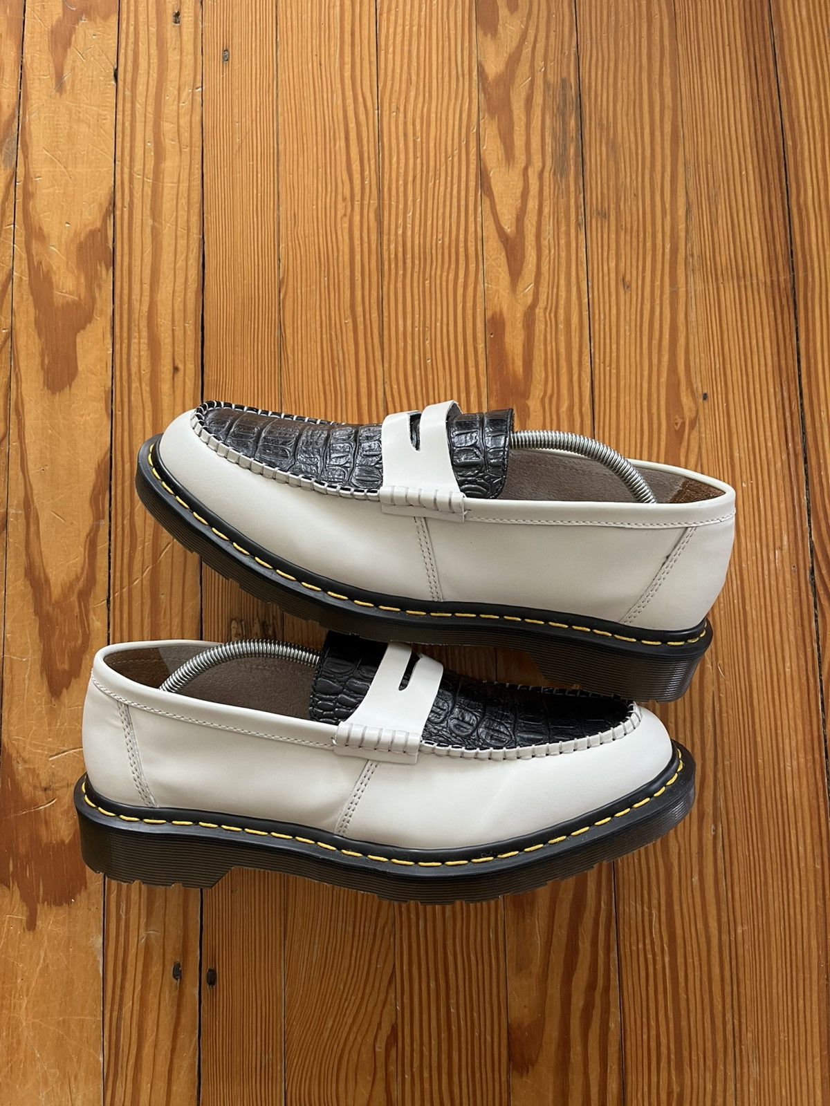 Dr. Martens × Stussy Dr. Marten X Stussy Green Croc Loafer | Grailed