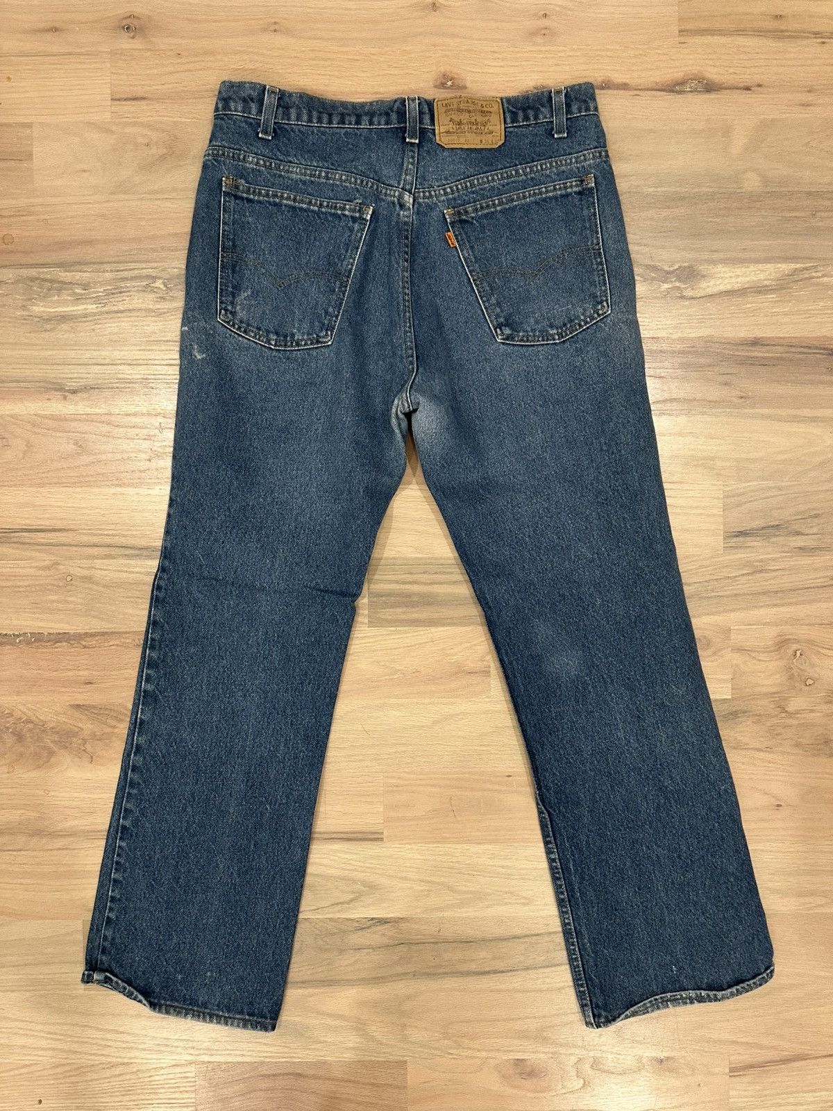 Levi's Vintage 80s Levis 20517 0217 Orange Tab Jeans 34x30 Size US 34 / EU 50 - 8 Thumbnail