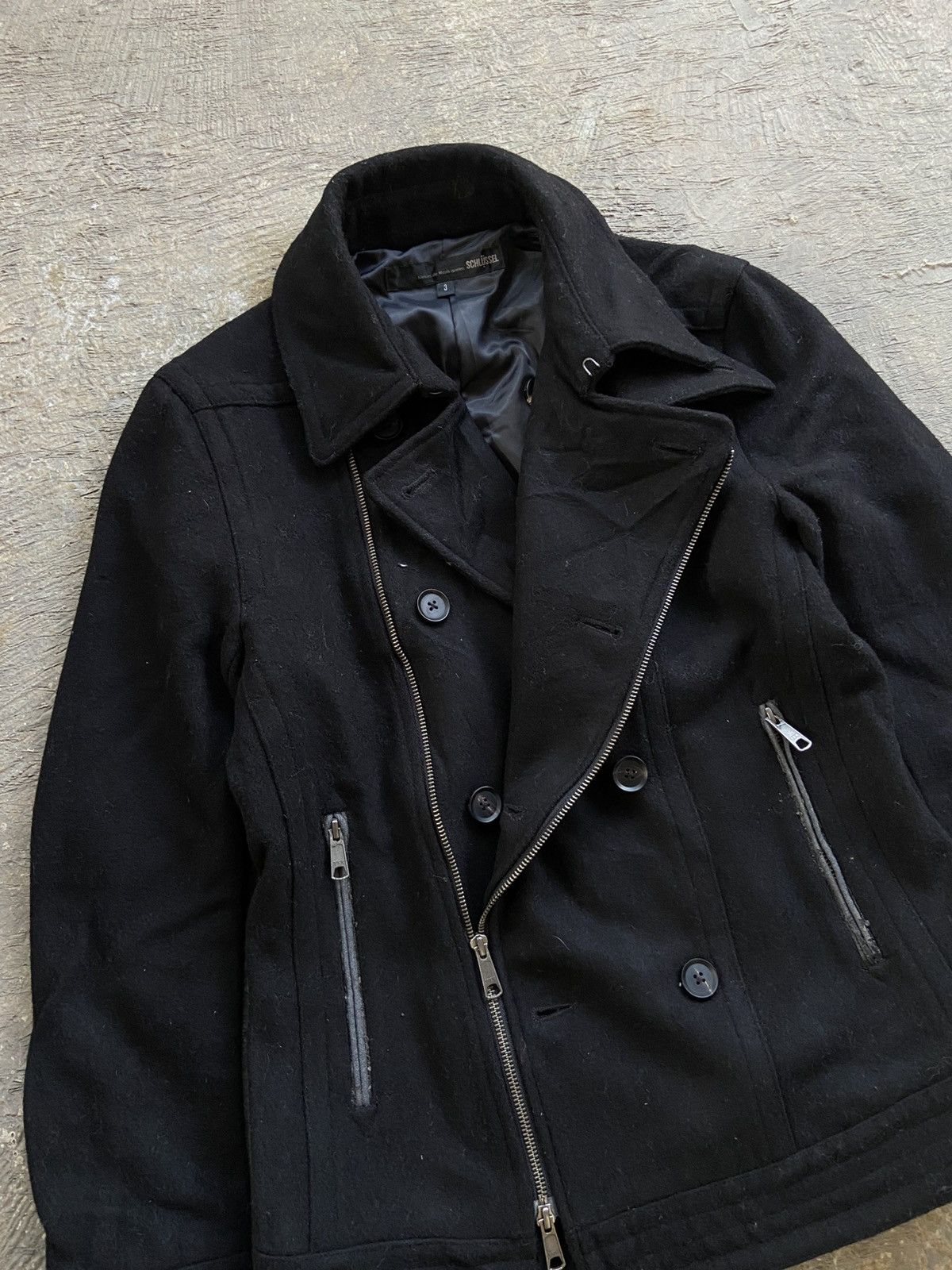 Schlussel 2000s Schlussel - Vkei Style Wool Riders Jacket Size US M / EU 48-50 / 2 - 11 Thumbnail