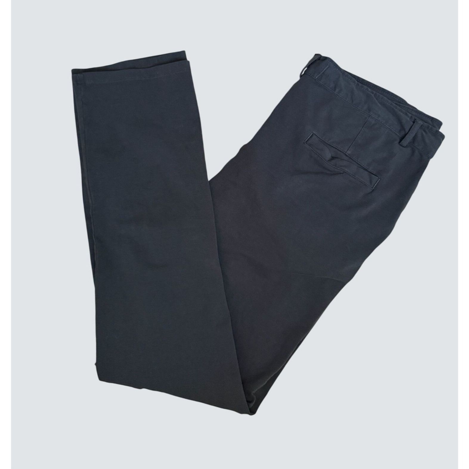 Other M. Singer Mens Navy Chino Pants XL - Classic Fit Cotton Blen Size US 36 / EU 52 - 3 Thumbnail