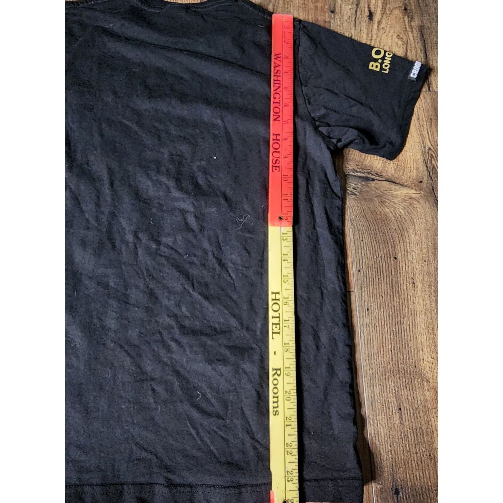 Crooks & Castles Crooks & Castles Mens S Crew Neck T-Shirt Black Back On Death Row Records Snoop Dogg B.O.D.R. Short Sleeve Cotton Size US S / EU 44-46 / 1 - 2 Thumbnail