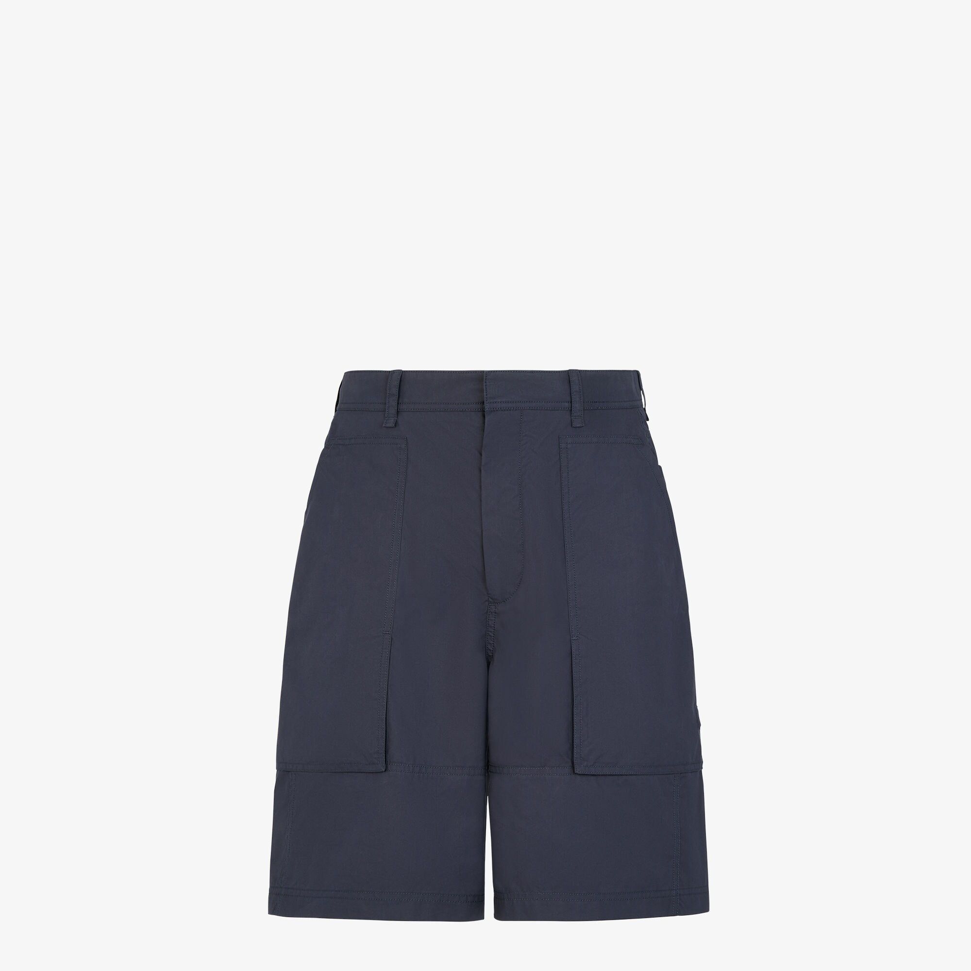 o1loc1c0824 Trousers Shorts in Blue