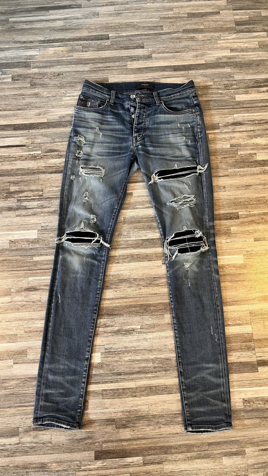 Amiri Amiri jeans indigo blue Size US 30 / EU 46 - 1 Thumbnail
