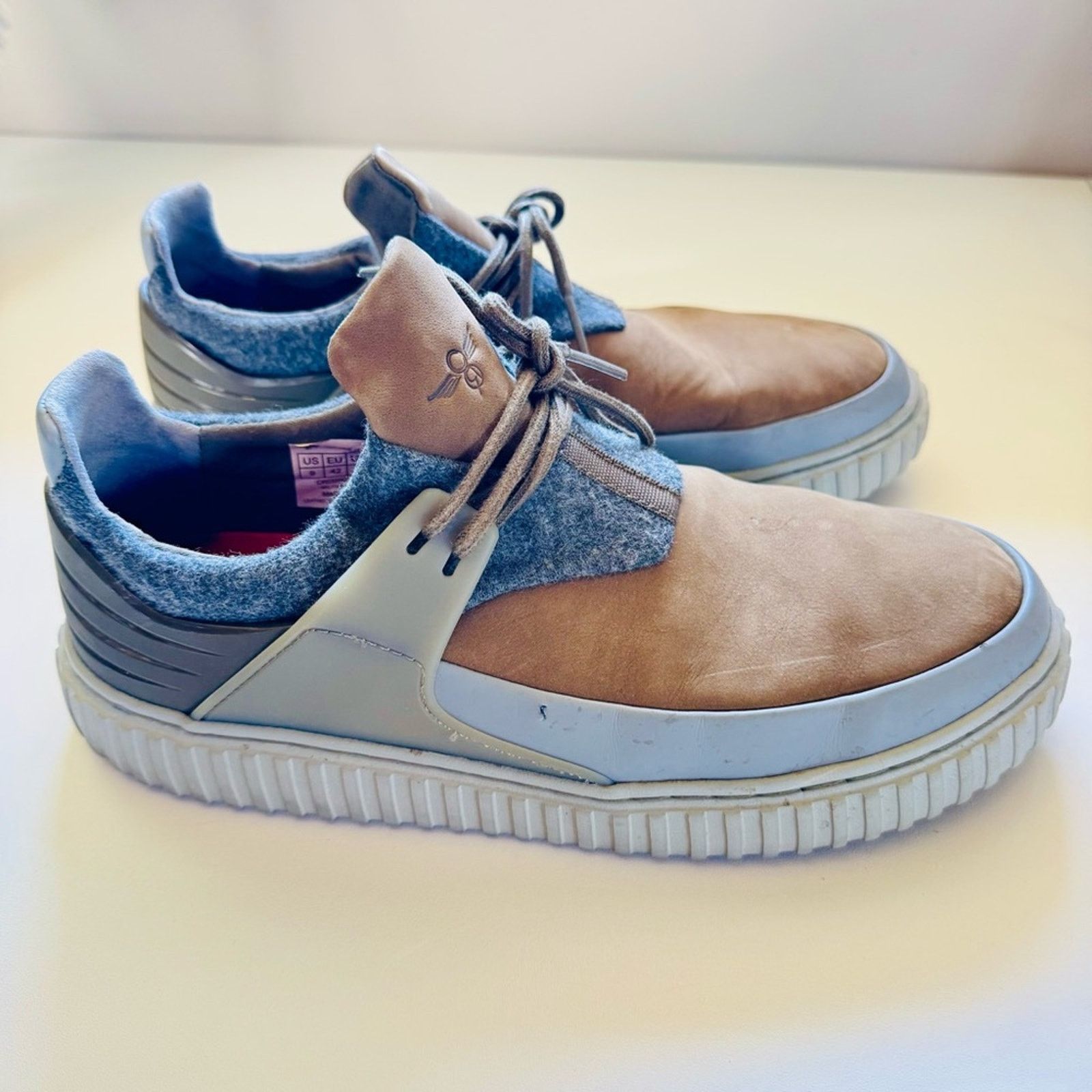 Creative Recreation CREATIVE REACTION Suede Leather Rubber Brown Sneakers Shoes Size US 9 / EU 42 - 2 Thumbnail