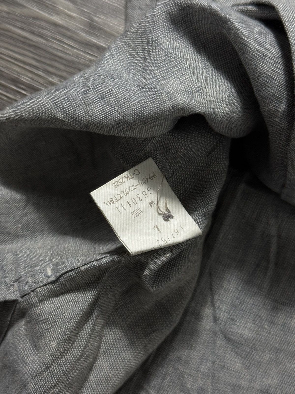 Issey Miyake 💥LAST SALE💥Issey Miyake Linen Button Up Shirt Size US L / EU 52-54 / 3 - 5 Thumbnail