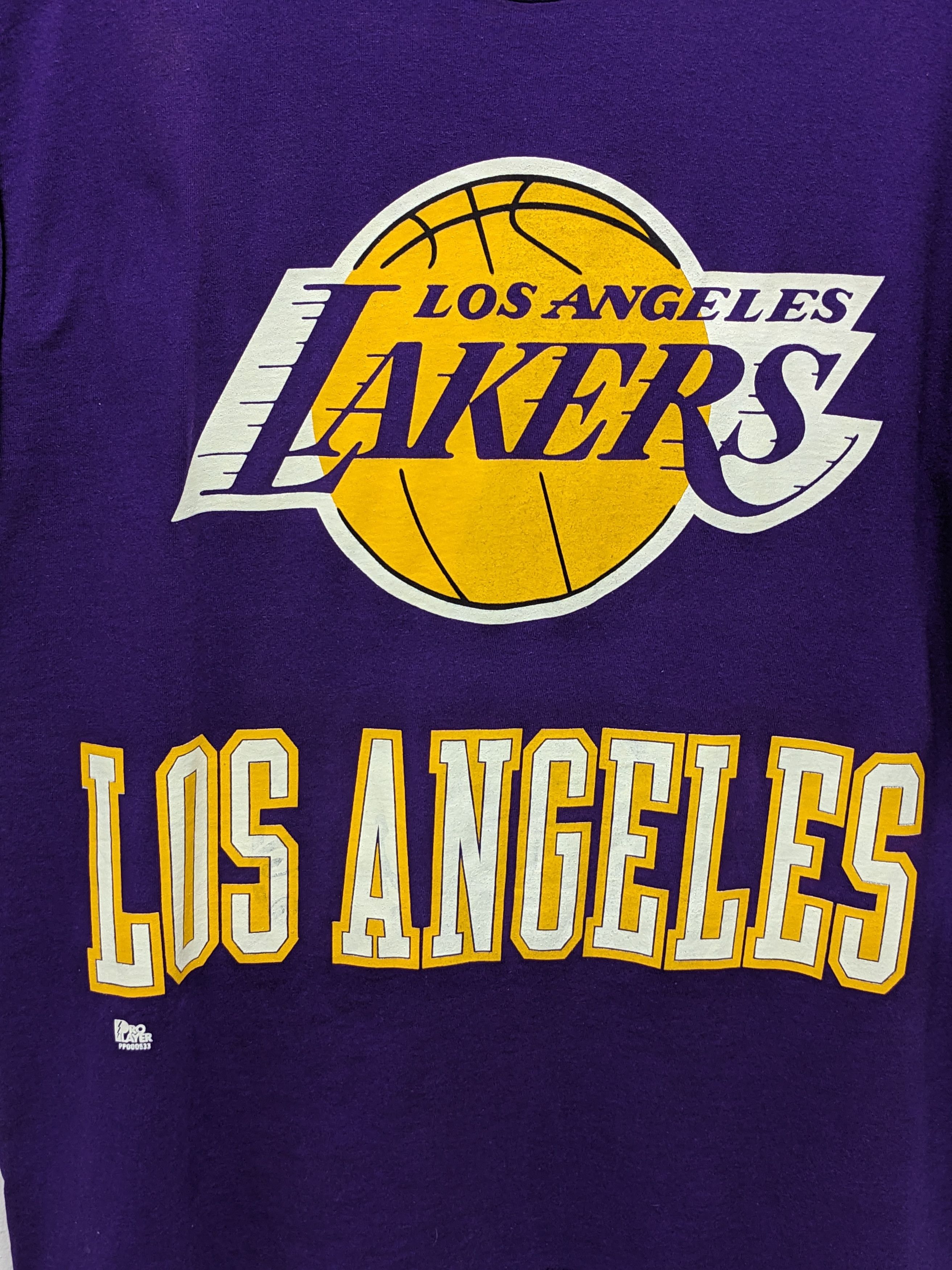 NBA Vintage L.A. Lakers X Pro Player X Nba Tshirt Size US L / EU 52-54 / 3 - 3 Thumbnail