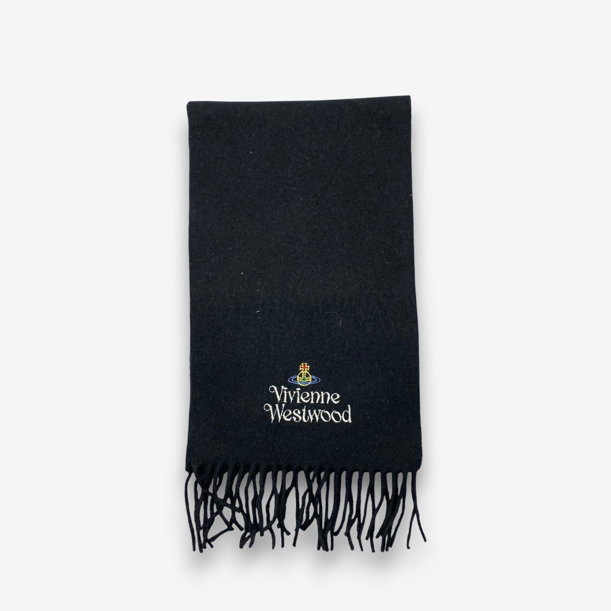 Vivienne Westwood Vintage Vivienne Westwood Scarf Orbs Muffler Wool Scarves Size ONE SIZE - 3 Thumbnail