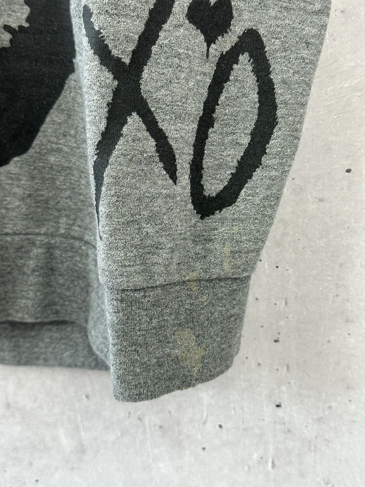 XO H&M x XO Grey Printed Long Sleeve Cotton Hoodie Size US M / EU 48-50 / 2 - 5 Thumbnail