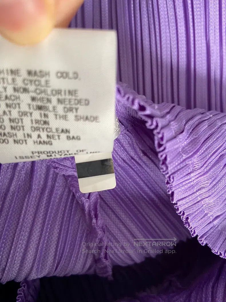Issey Miyake Issey Miyake size:3 Purple Trousers Size 22" - 5 Thumbnail