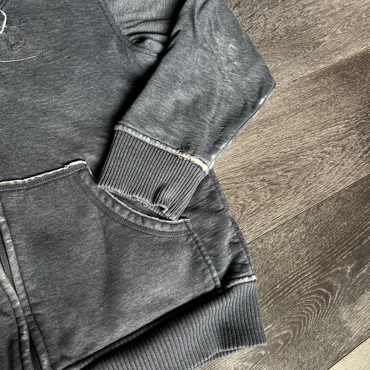 Hawk Vintage 2000s Tony Hawk Affliction Style Lined Zip Up Hoodie Size US S / EU 44-46 / 1 - 4 Thumbnail