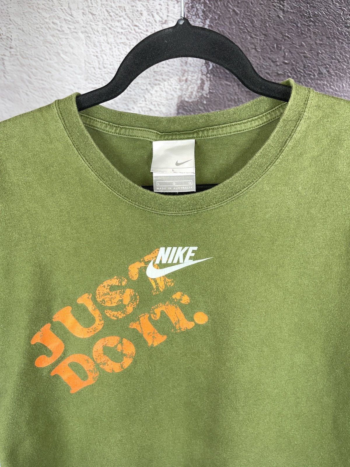 Nike × Vintage Nike vintage 90s y2k logo just do it made in Australia tee Size US L / EU 52-54 / 3 - 8 Thumbnail