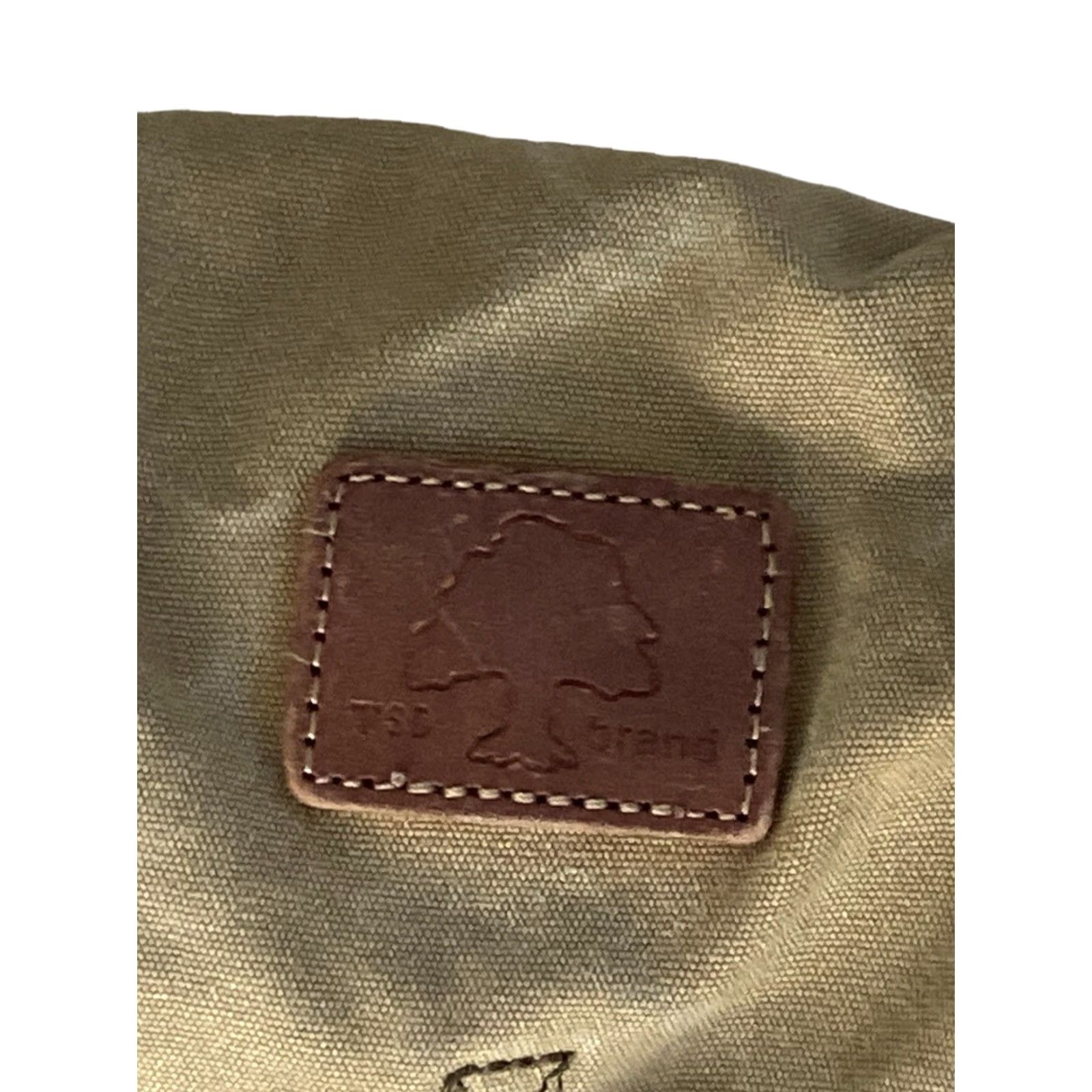 Vintage VINTAGE TSD Crossbody Bag Forest Flap Messenger Tan Canvas Brown Leather Trim Women Size ONE SIZE - 4 Thumbnail