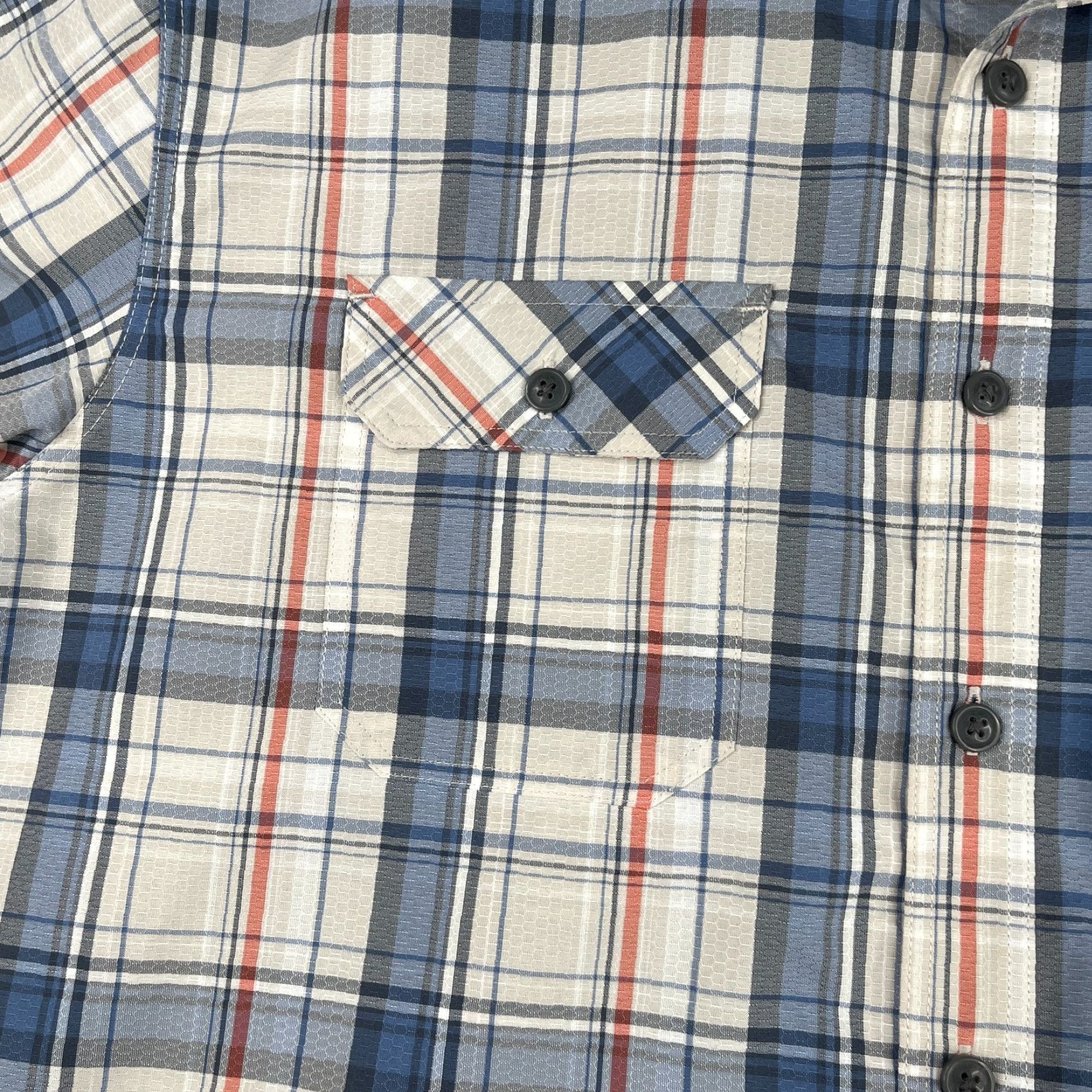 Croft & Barrow Croft & Barrow Quick Dry Shirt Plaid White Multicolor Short Sleeve Button Up L Mens Regular Casual Size US L / EU 52-54 / 3 - 4 Thumbnail