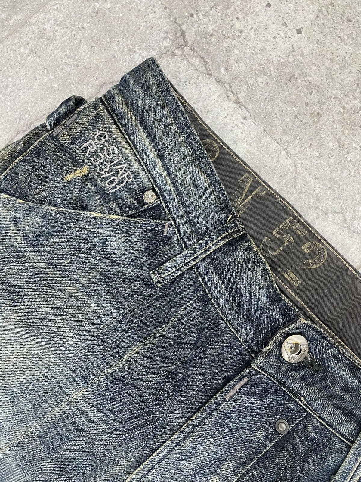 G-Star × Vintage Vintage G star Raw 5620 jeans double knee Size US 32 / EU 48 - 8 Thumbnail