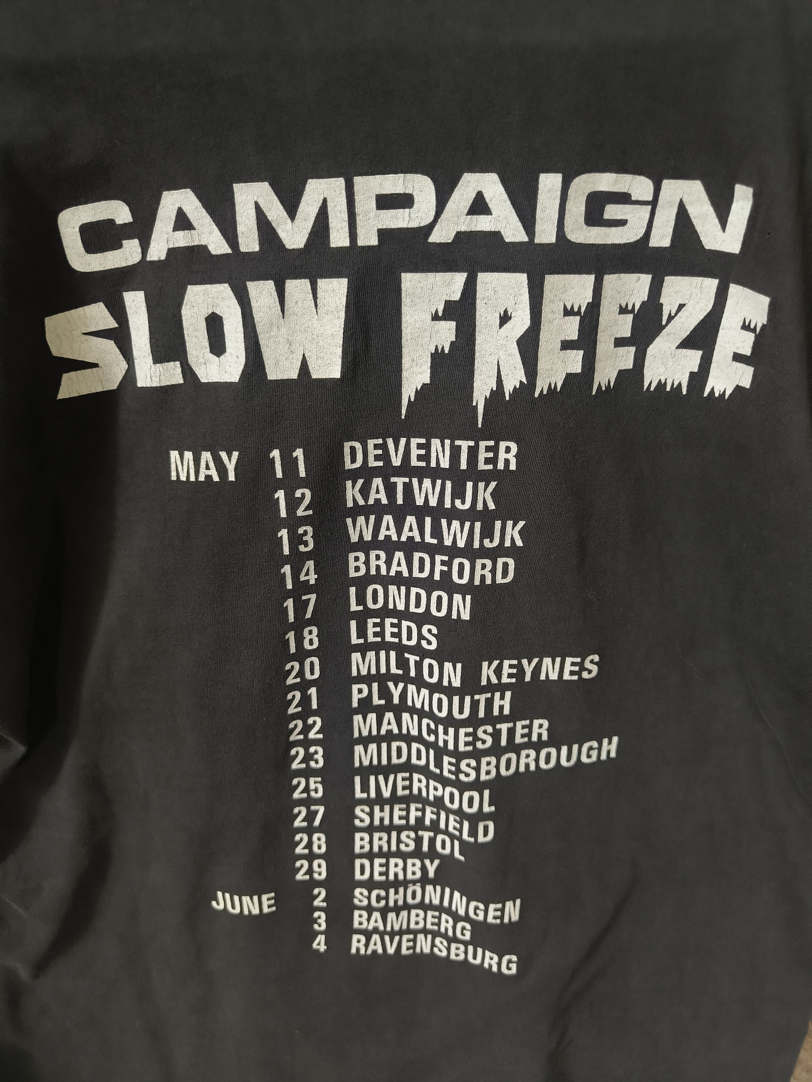 Band Tees Vtg 90s Celtic frost (Campaign slow freeze) tour t shirt Size US XL / EU 56 / 4 - 4 Thumbnail