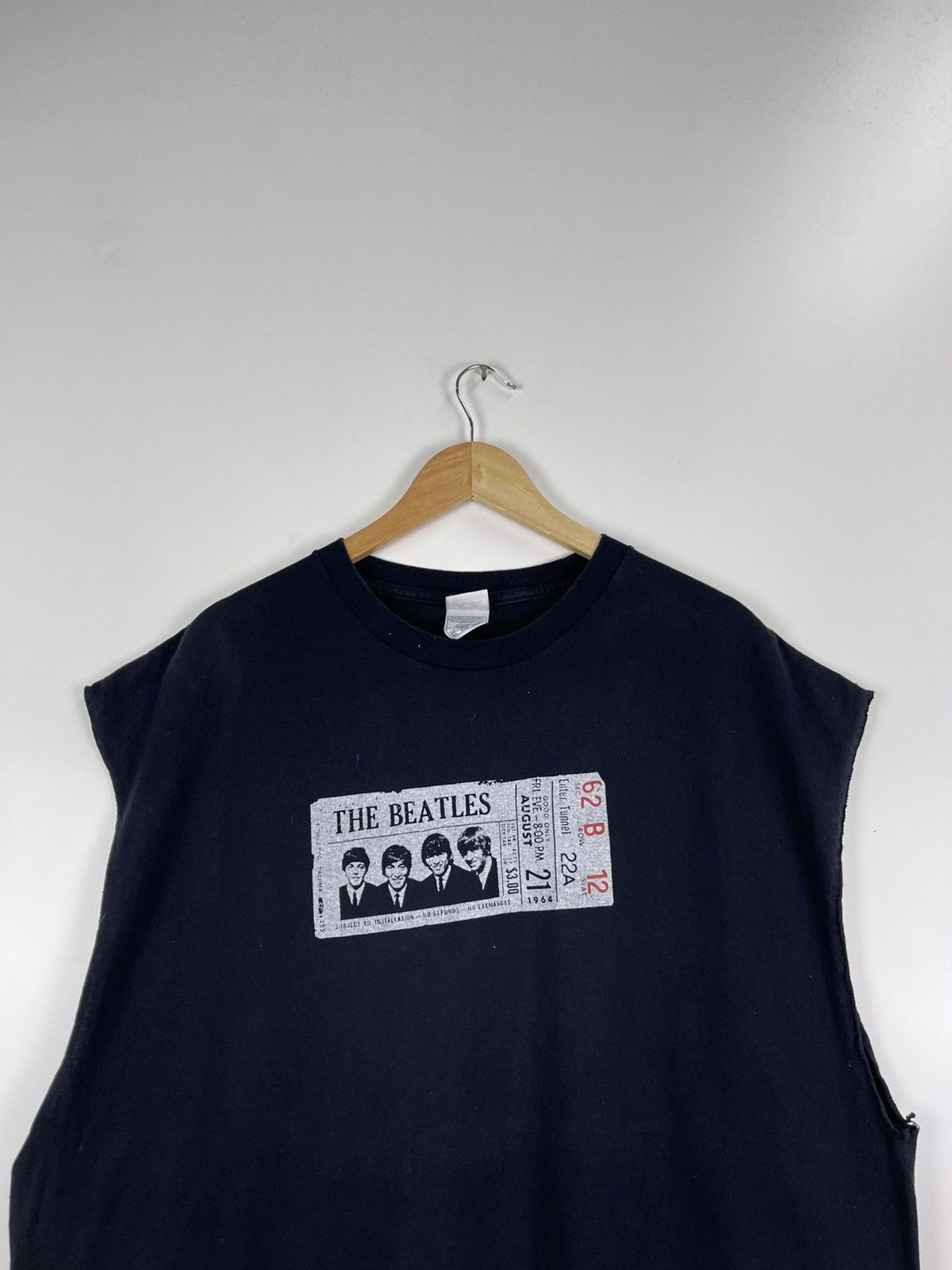 Band Tees Vintage The Beatles Promo Tee sleeveless Size US XXL / EU 58 / 5 - 6 Thumbnail