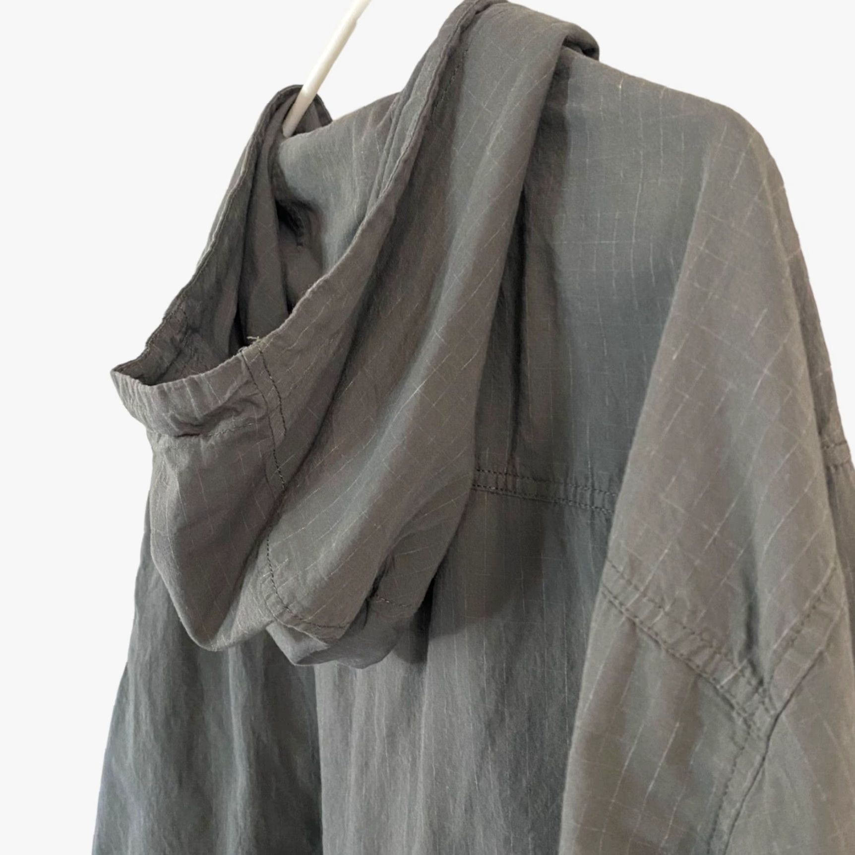 Vintage VINTAGE REI Co Op Trailsmith Woven Pullover Hoodie Mens XL Gray Adjustable 1/4 Button Size US XL / EU 56 / 4 - 5 Thumbnail