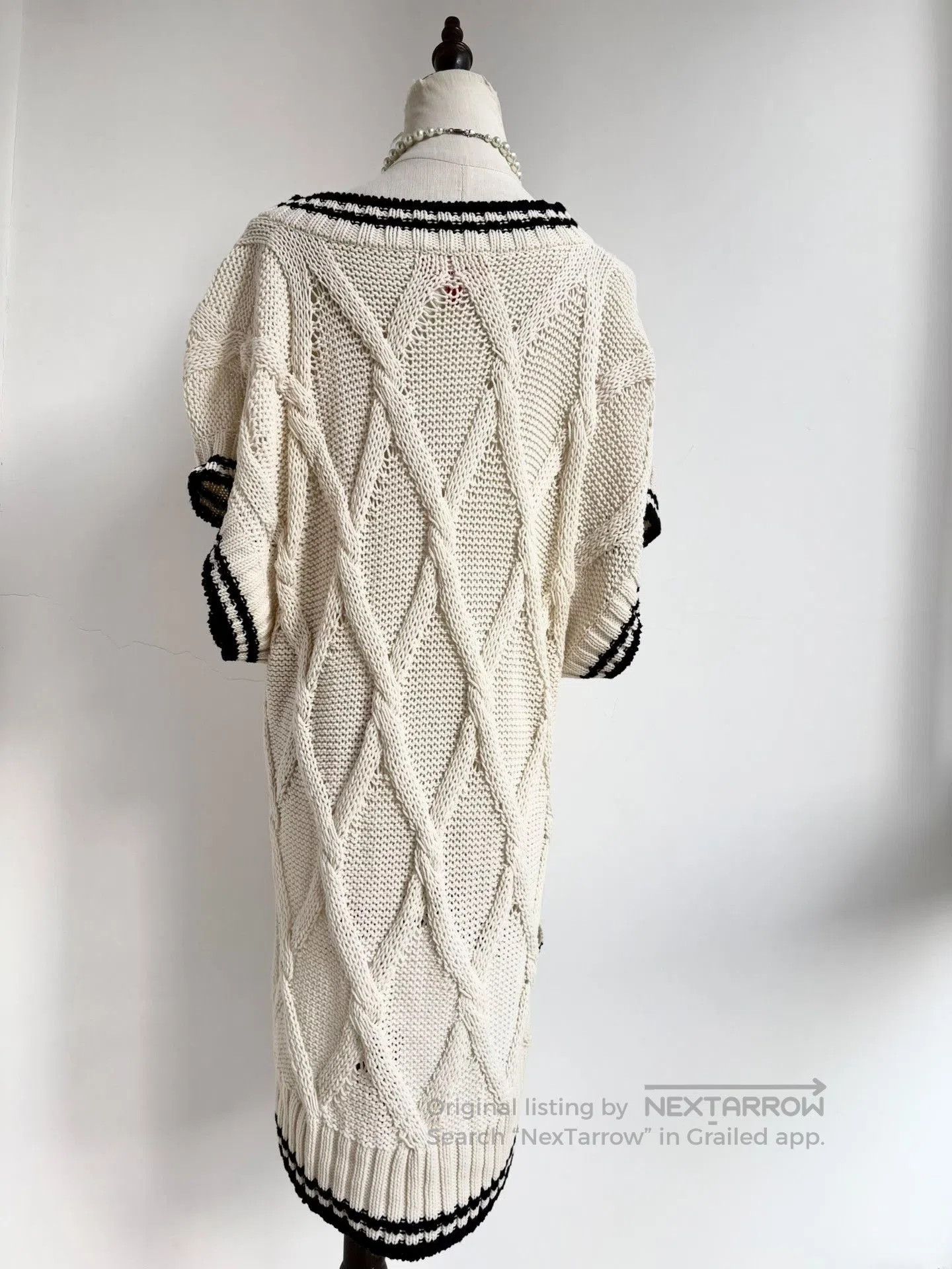Vivienne Westwood Vivienne Westwood White Argyle Knit Vest. Size M / US 6-8 / IT 42-44 - 4 Thumbnail