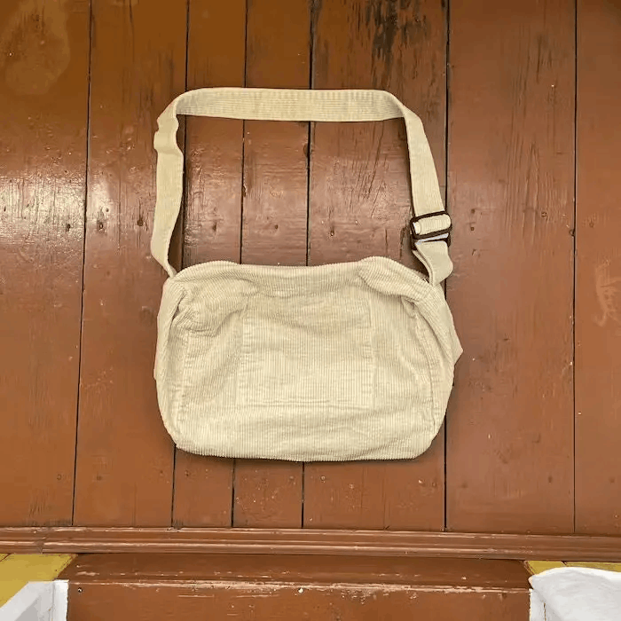 Other Corduroy Crossbody Bag y2k japanese style faded distressed Size ONE SIZE - 6 Thumbnail