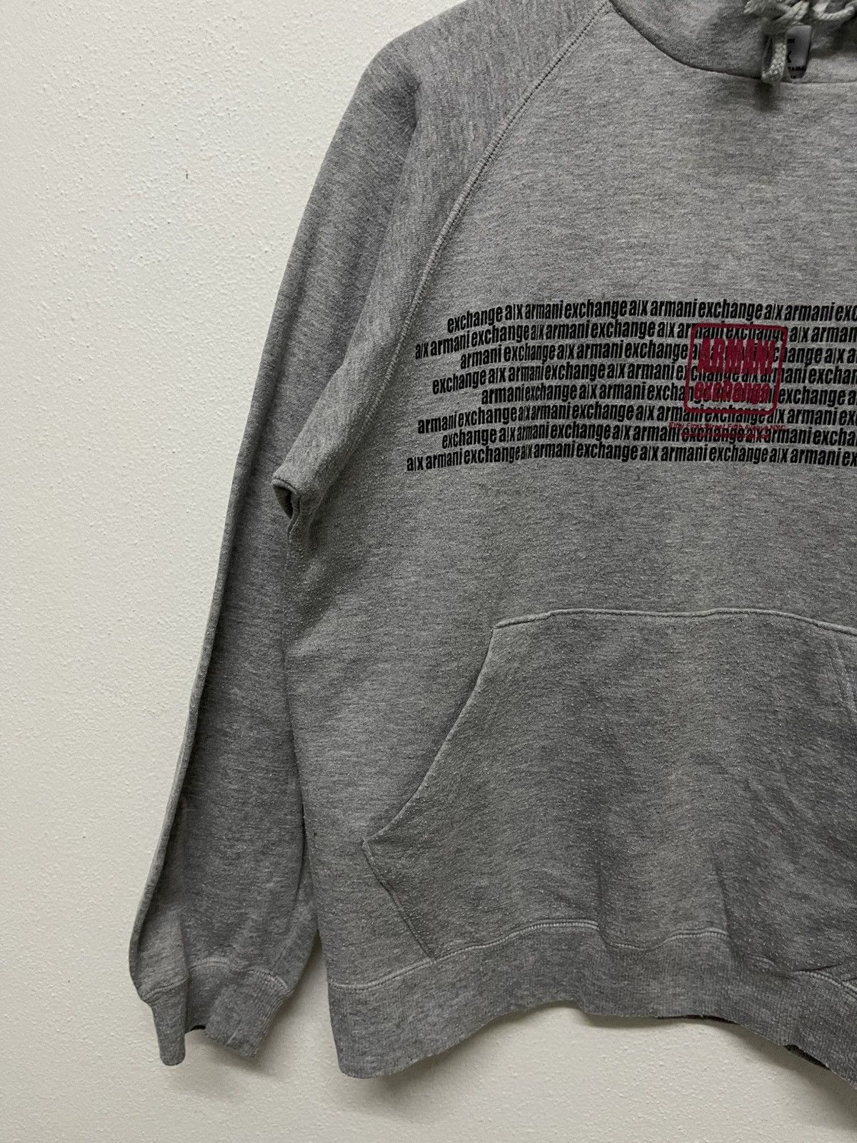 Armani Exchange 90s ARMANI EXCHANGE HOODIE MONOGRAM Size US S / EU 44-46 / 1 - 4 Thumbnail