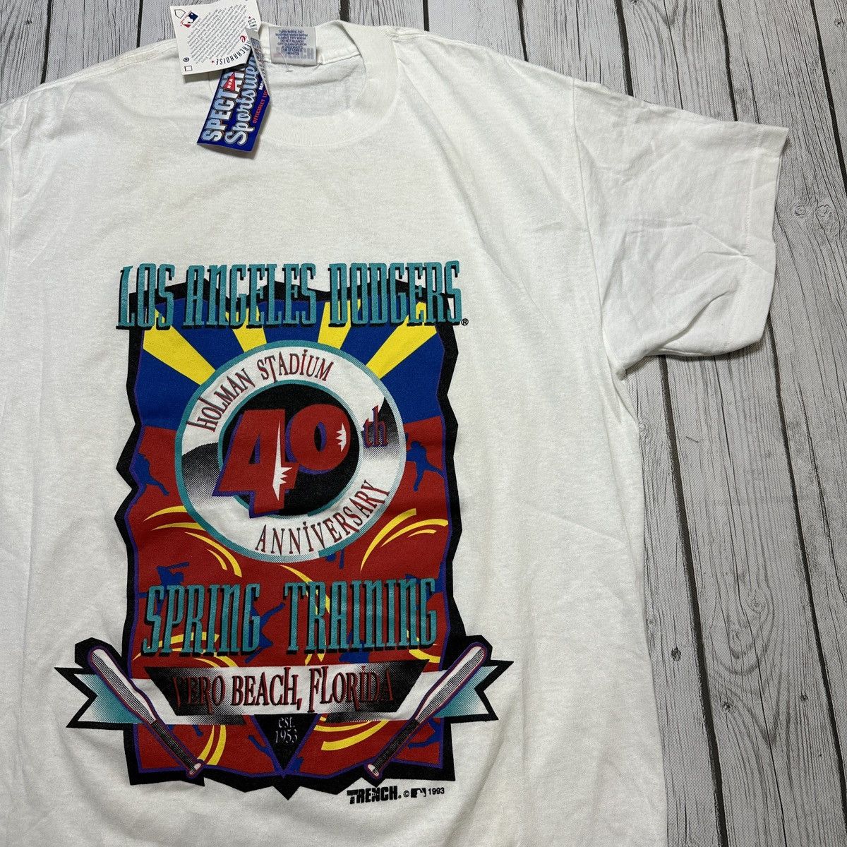 MLB × Vintage Vintage Los Angeles Dodgers tee Size US XL / EU 56 / 4 - 3 Thumbnail