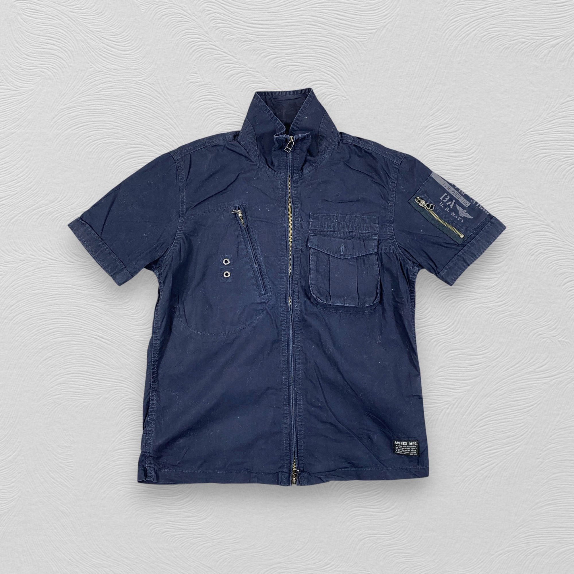 Avirex Vintage Avirex MFG Short Sleeve Button Up - J342 Size US M / EU 48-50 / 2 - 1 Thumbnail