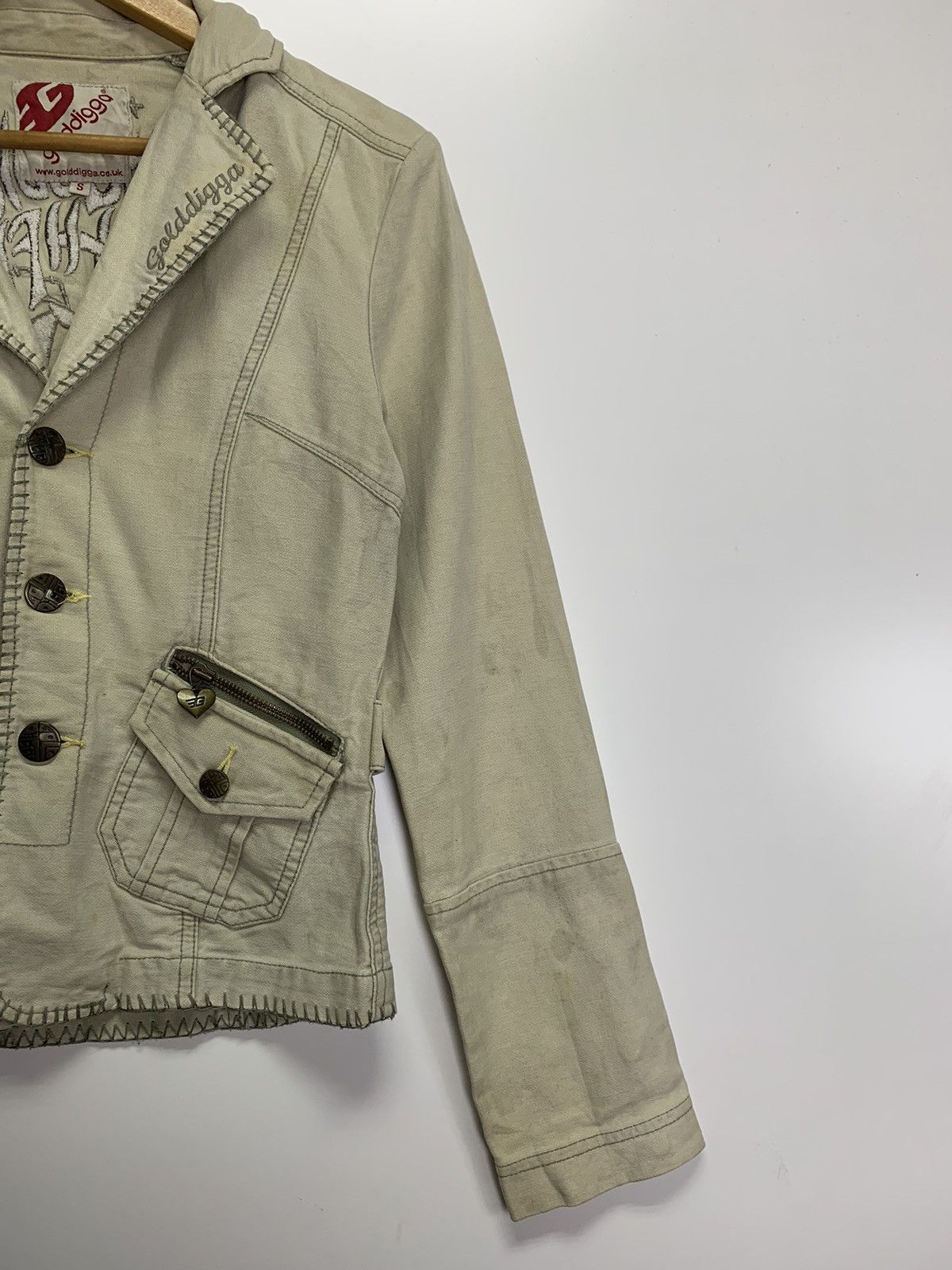 Japanese Brand × Vintage Golddigga cotton jacket Size US S / EU 44-46 / 1 - 7 Thumbnail