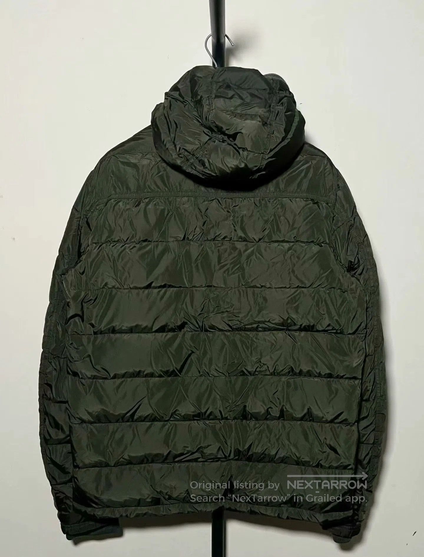 Moncler moncler green down jacket with knit sleeves. Size US L / EU 52-54 / 3 - 2 Thumbnail