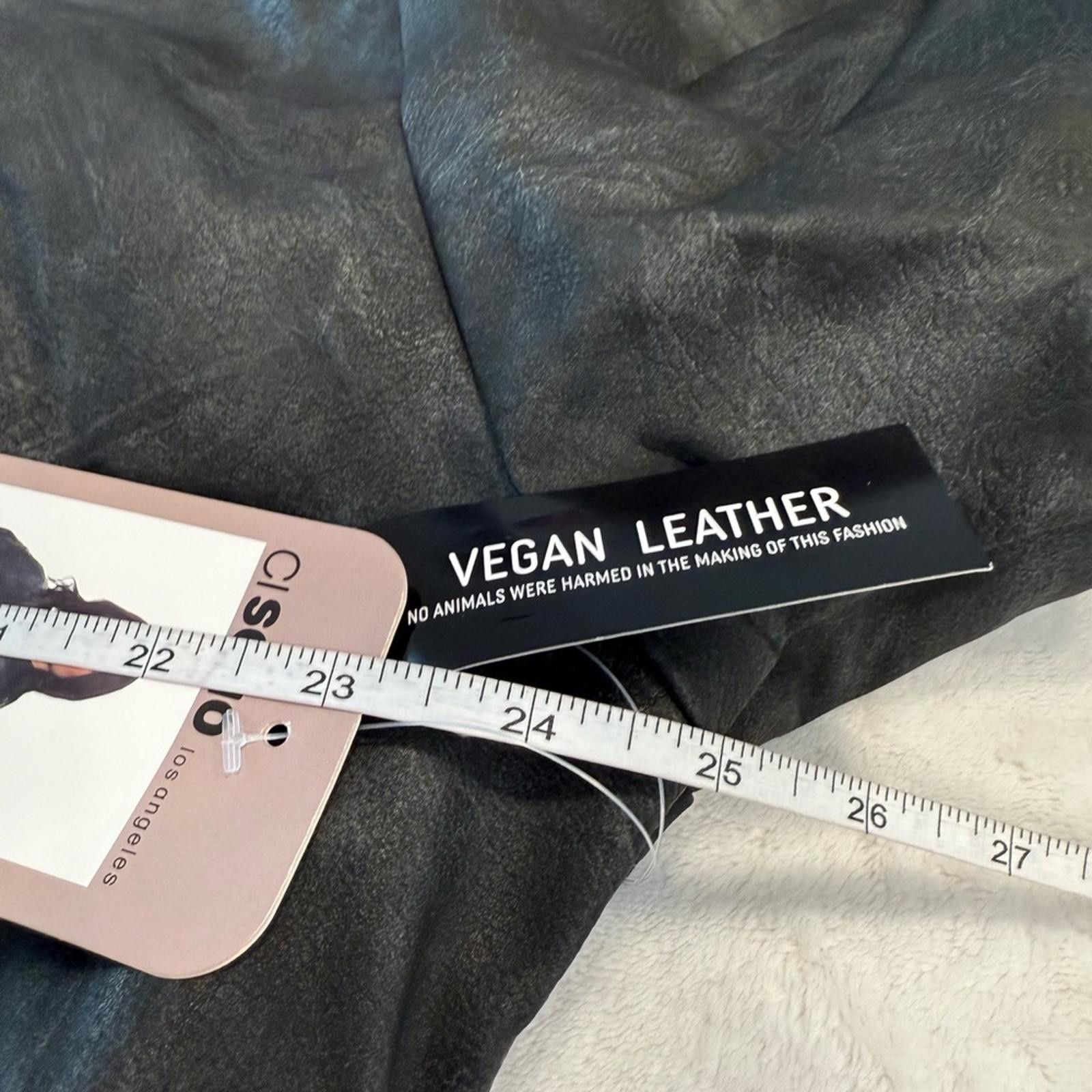 Other CiSoni Premium Faux Leather black jacket vegan leather Med Size M / US 6-8 / IT 42-44 - 11 Thumbnail