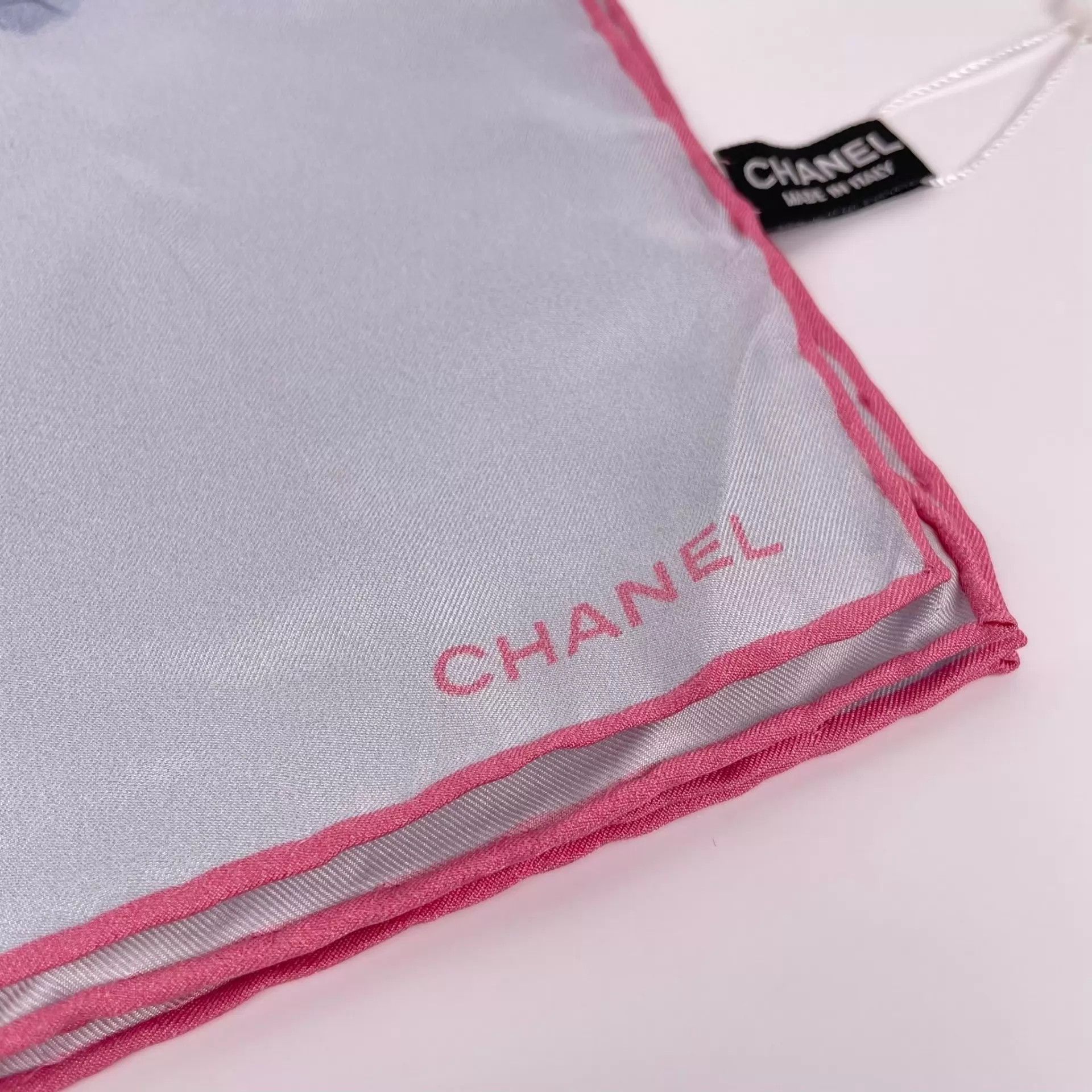 Chanel CHANEL silk scarf 260124TMJAB01 Size ONE SIZE - 5 Thumbnail
