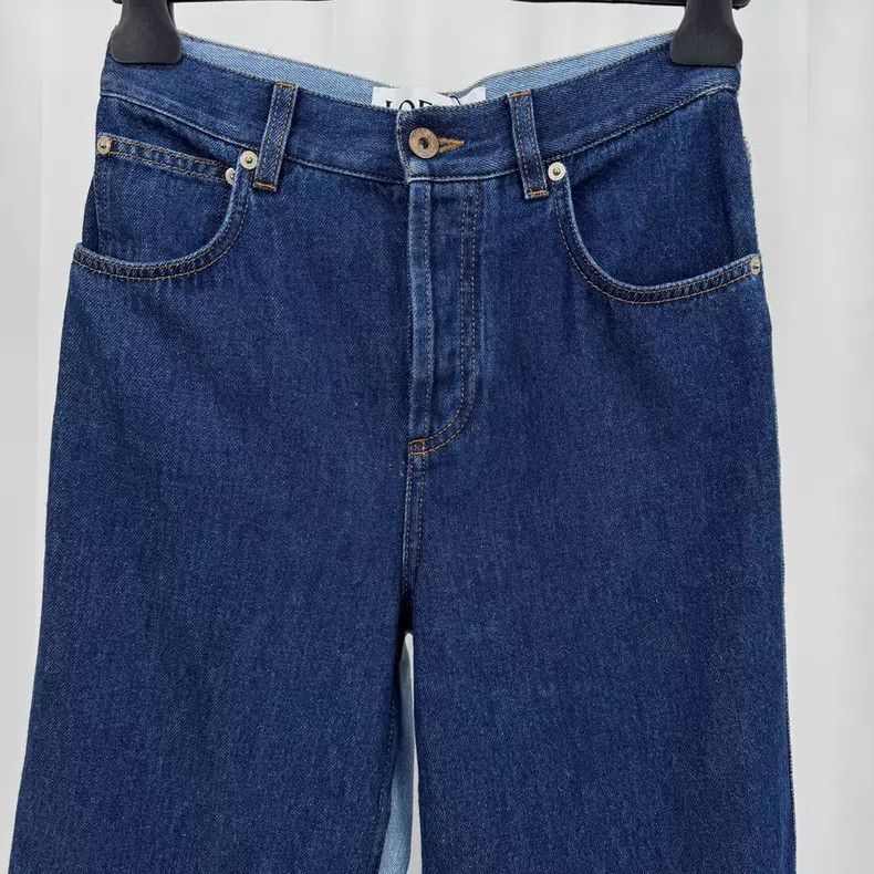 Loewe Loewe Colorful Patch Pocket Washed Denim Pants Size 24" / US 00 / IT 34 - 3 Thumbnail