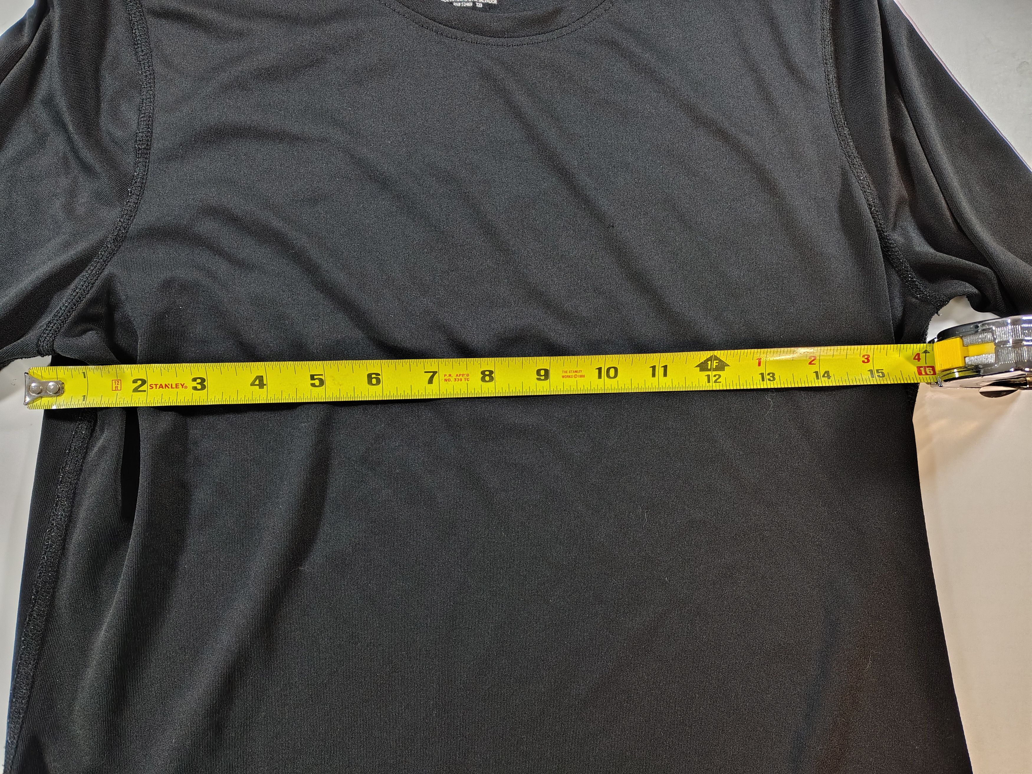 Athletic Works Women's Medium Long Sleeve Plain Black Athletic Works Shirt Size M / US 6-8 / IT 42-44 - 3 Thumbnail